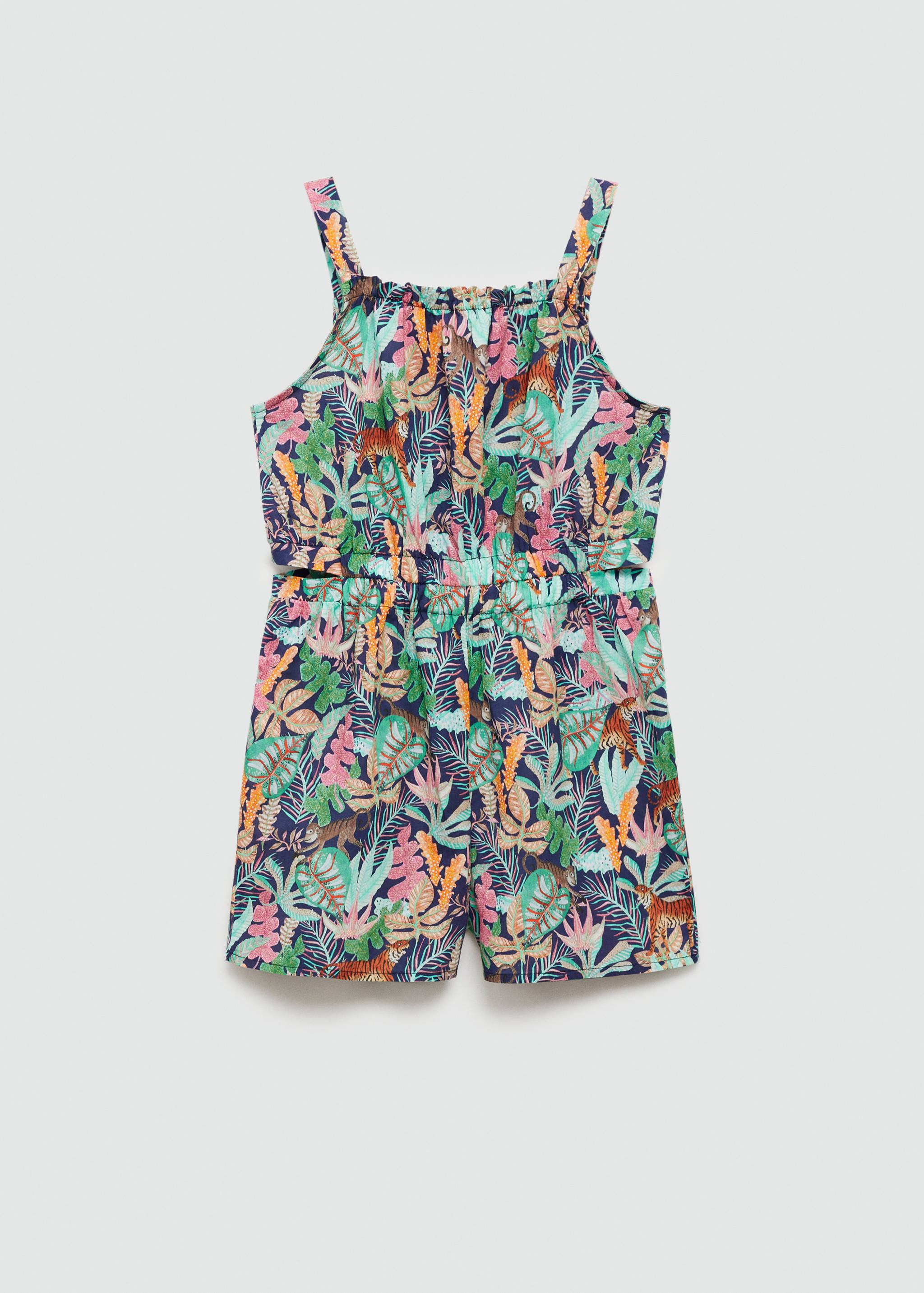 Tropical print jumpsuit - Article without model