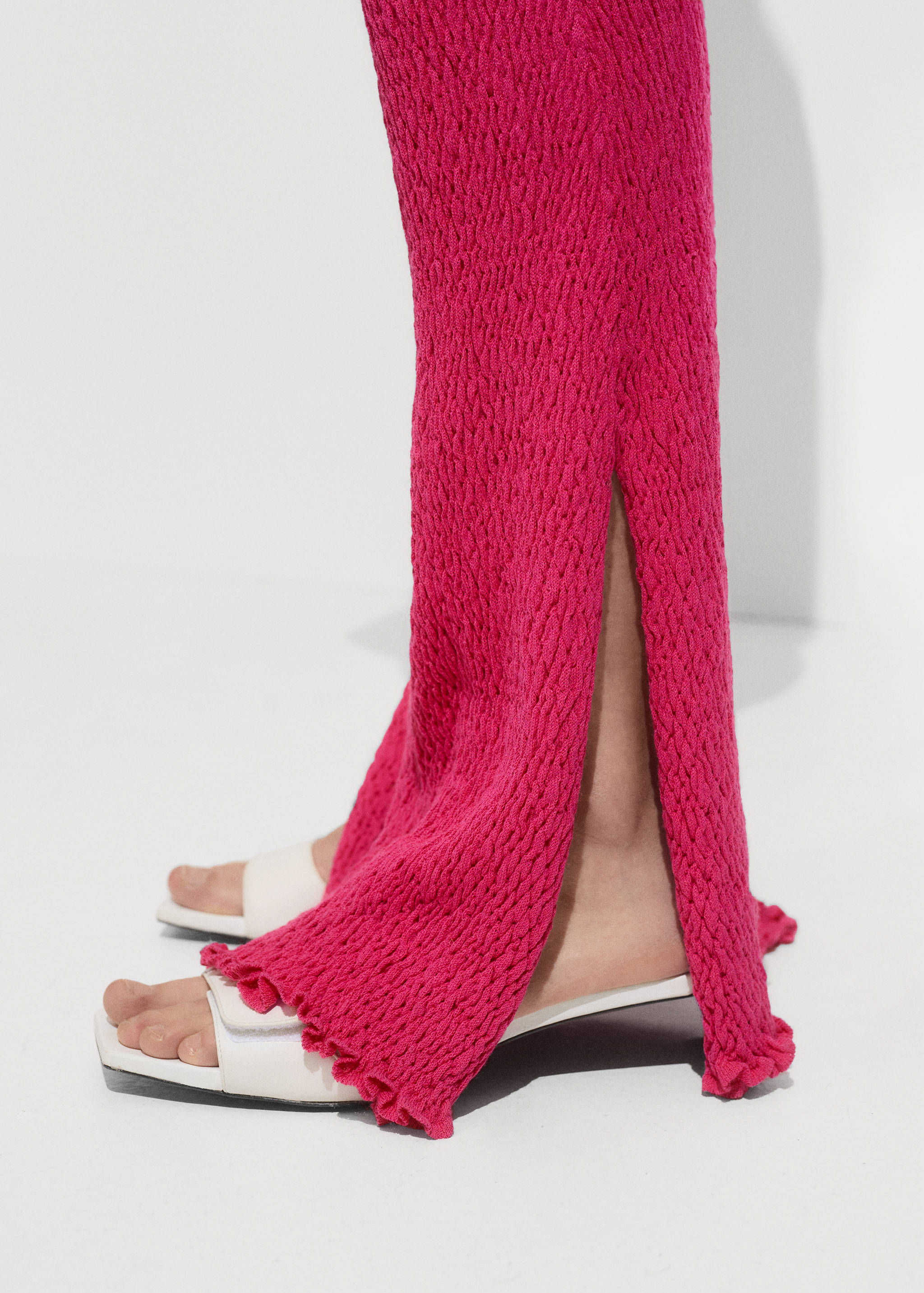 Braided knitted trousers - Details of the article 6
