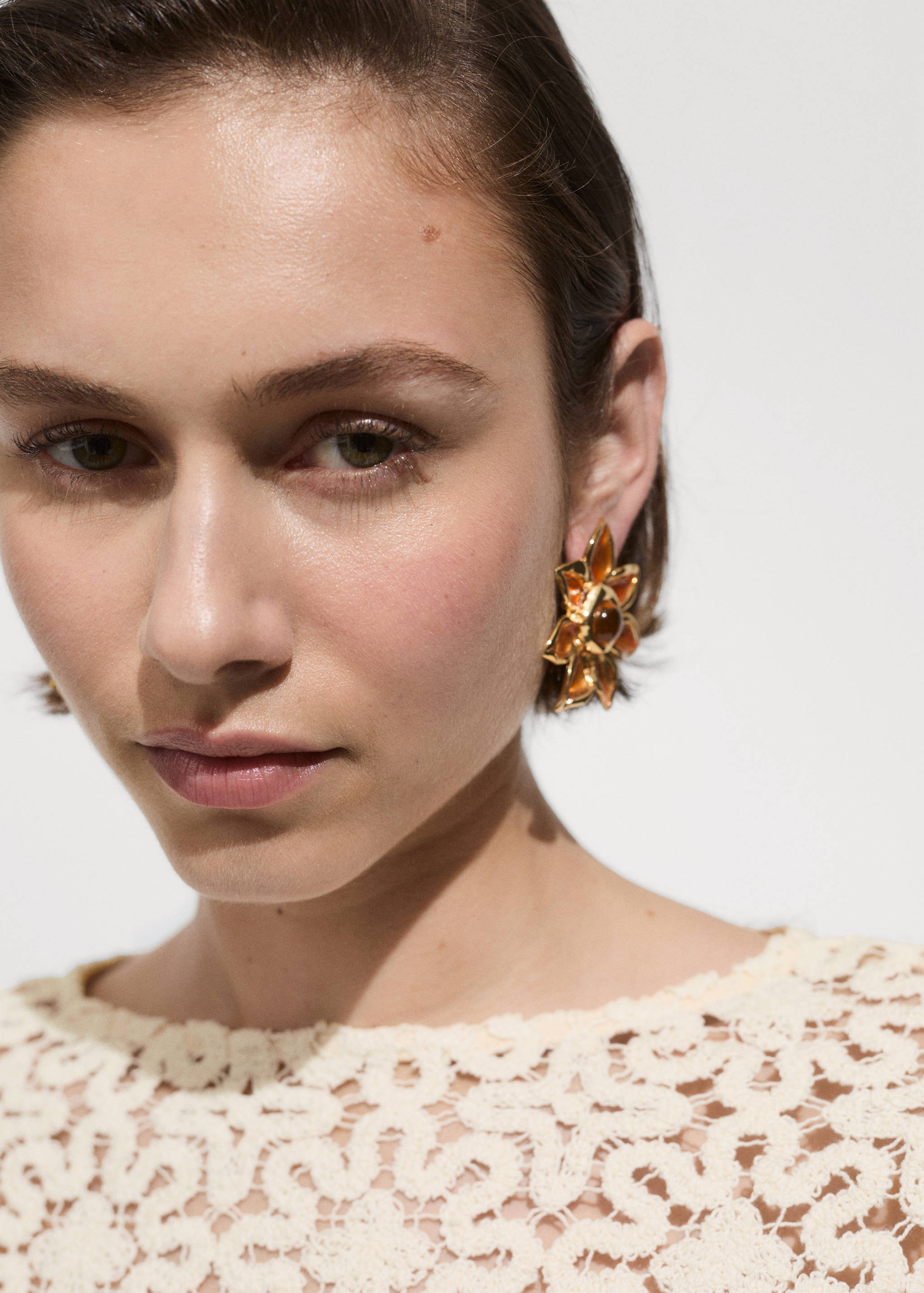 Camisola de croché às flores - Pormenor do artigo 1