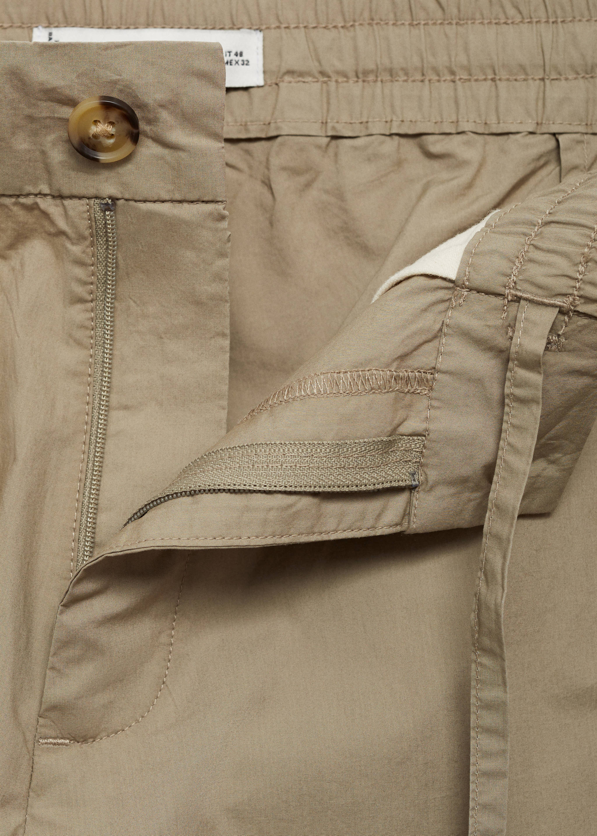 Drawstring cotton pants - Details of the article 8