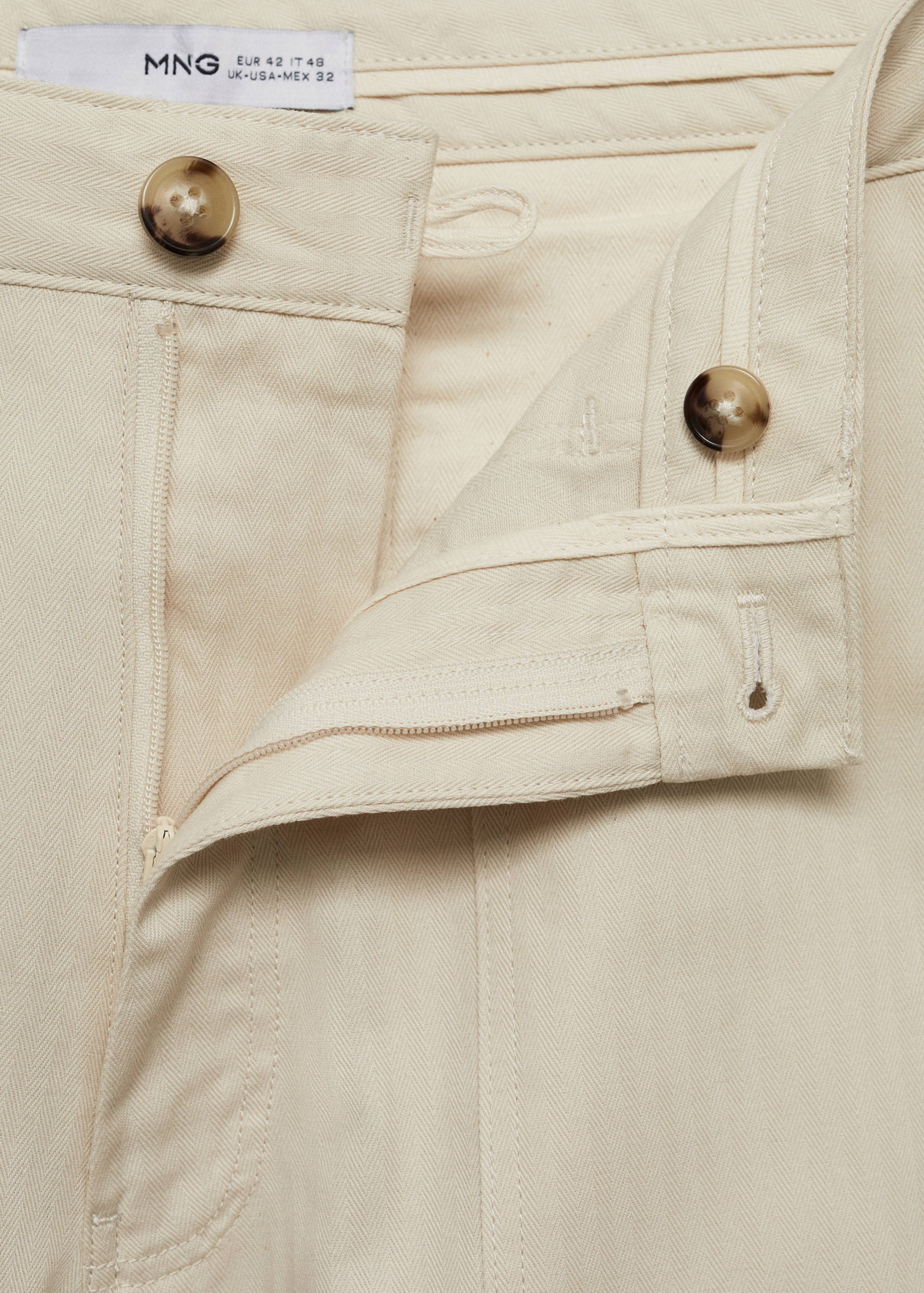 Bermuda 100 % coton chevron - Détail de l'article 0