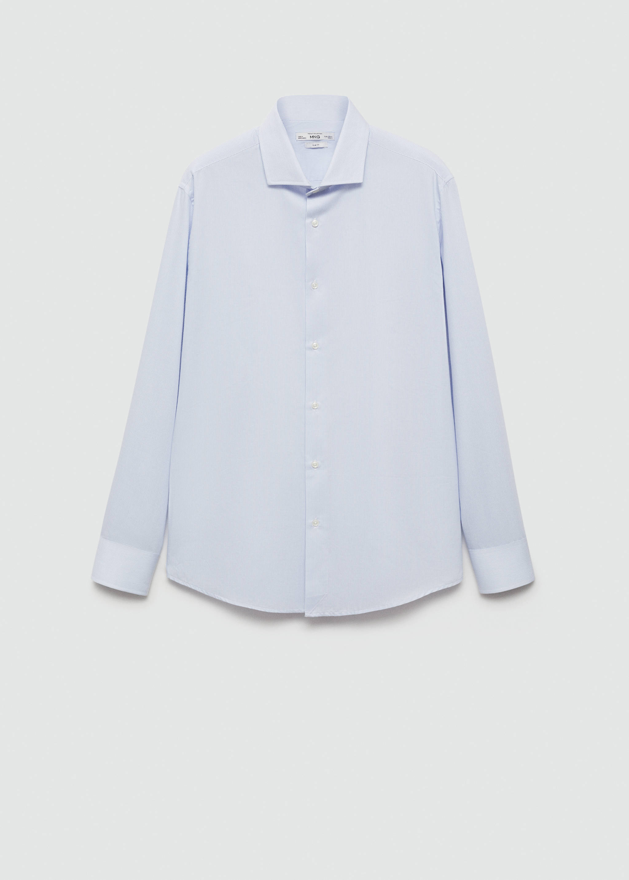 Feingestreiftes Slim Fit-Oberhemd aus Twill - Artikel ohne Model