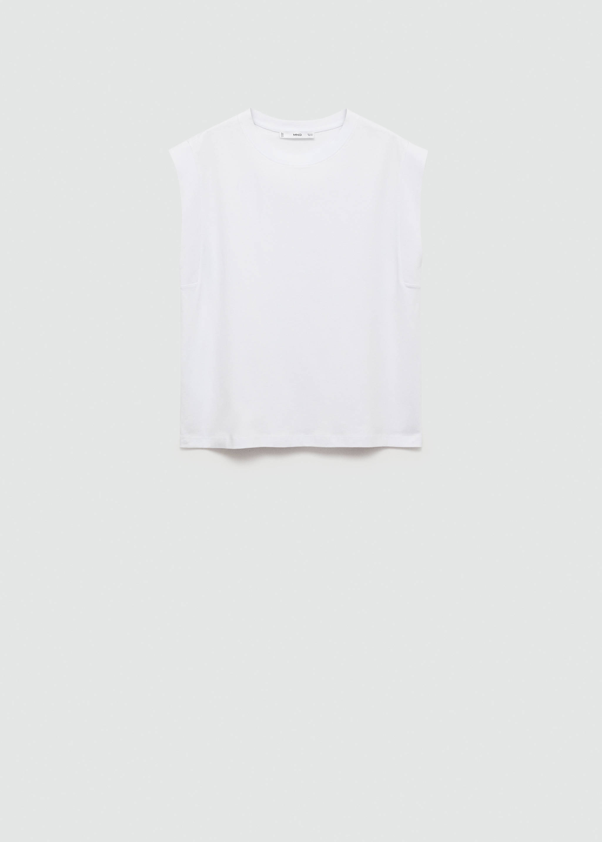Short-sleeved cotton t-shirt - Article without model
