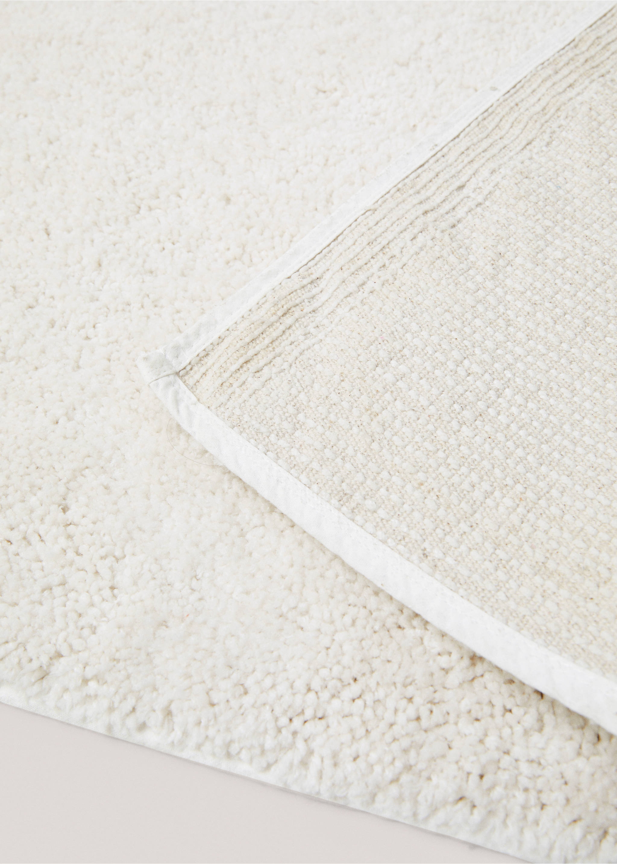 Mittelgroßer rechteckiger Florteppich - Detail des Artikels 1, Cremeweiß. Ref: 77030583-00.