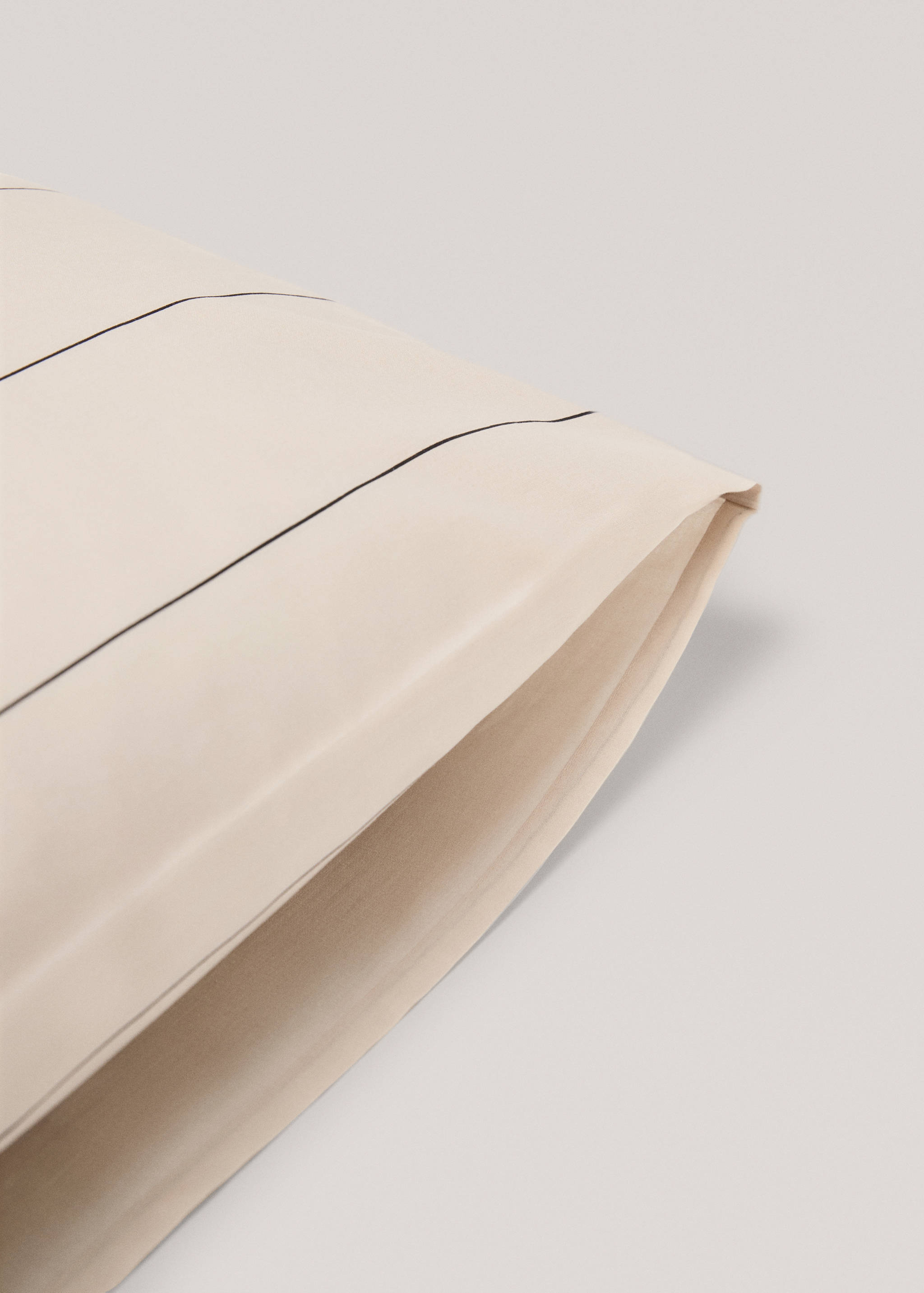 Stripe-print linen trousers - Details of the article 2