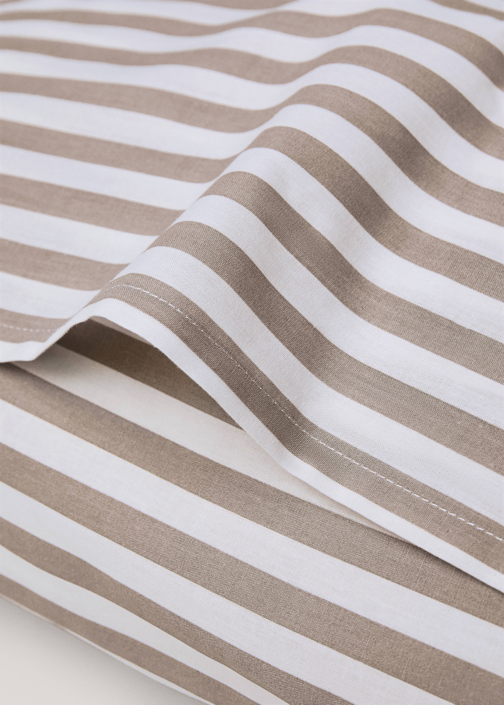 Taie d’oreiller coton rayures 60x60 cm - Détail de l'article 2