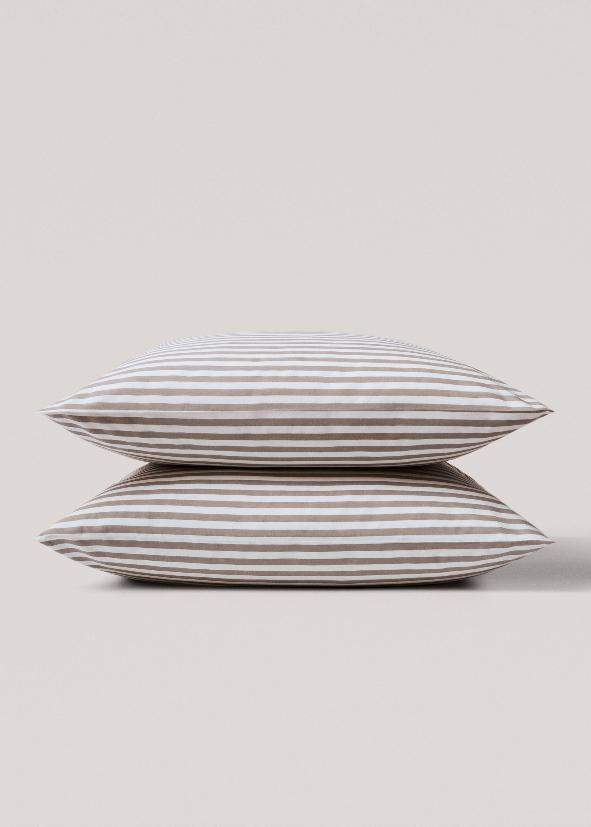 Taie d’oreiller coton rayures 60x60 cm - Détail de l'article 3