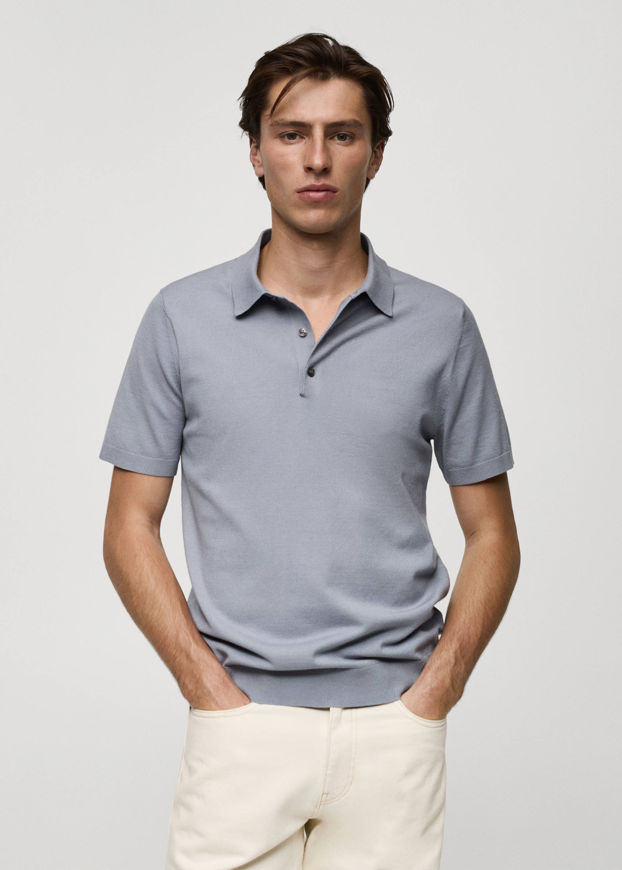 Polo maille fine - Plan moyen