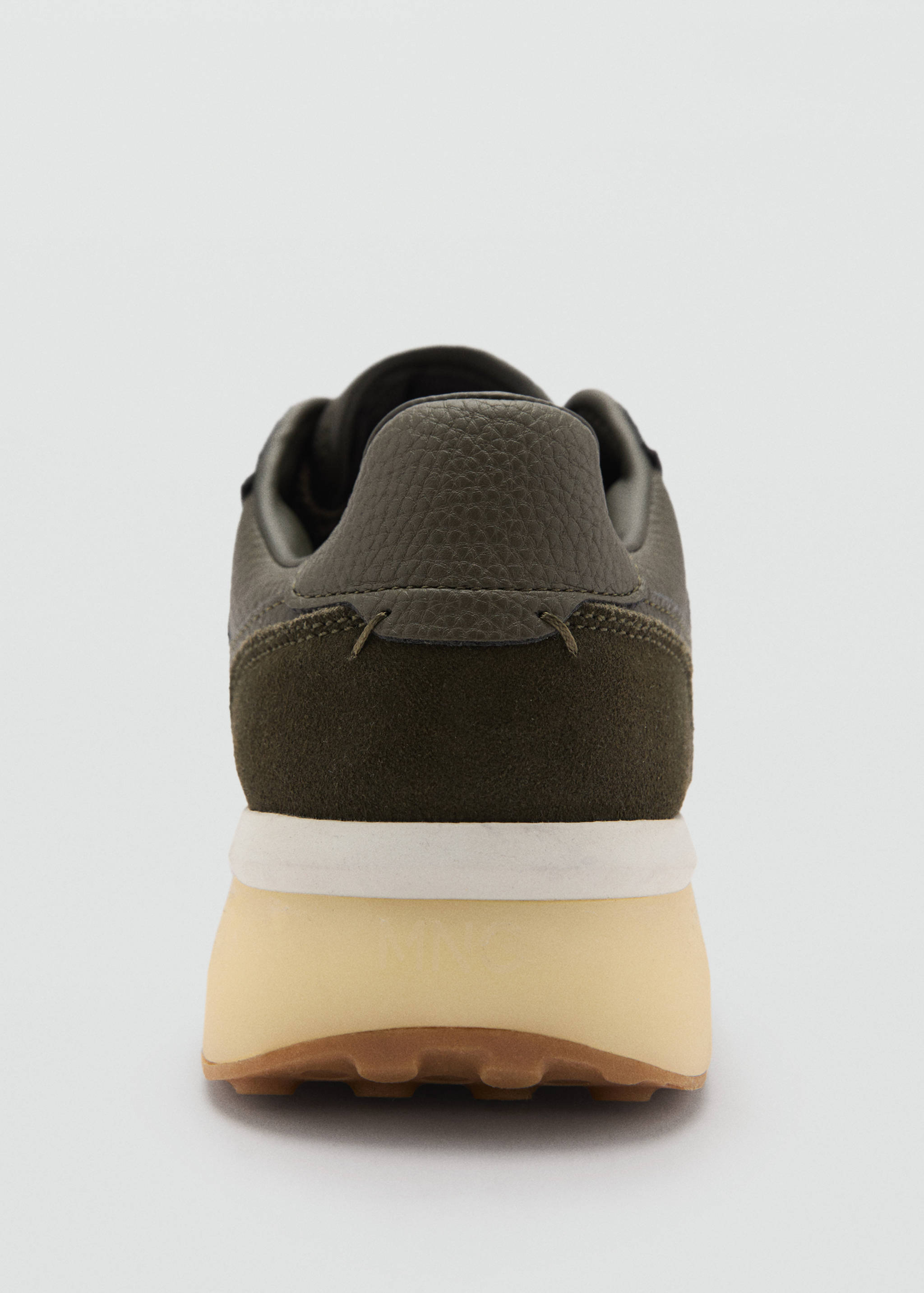 Leather mixed sneakers - Details of the article 1