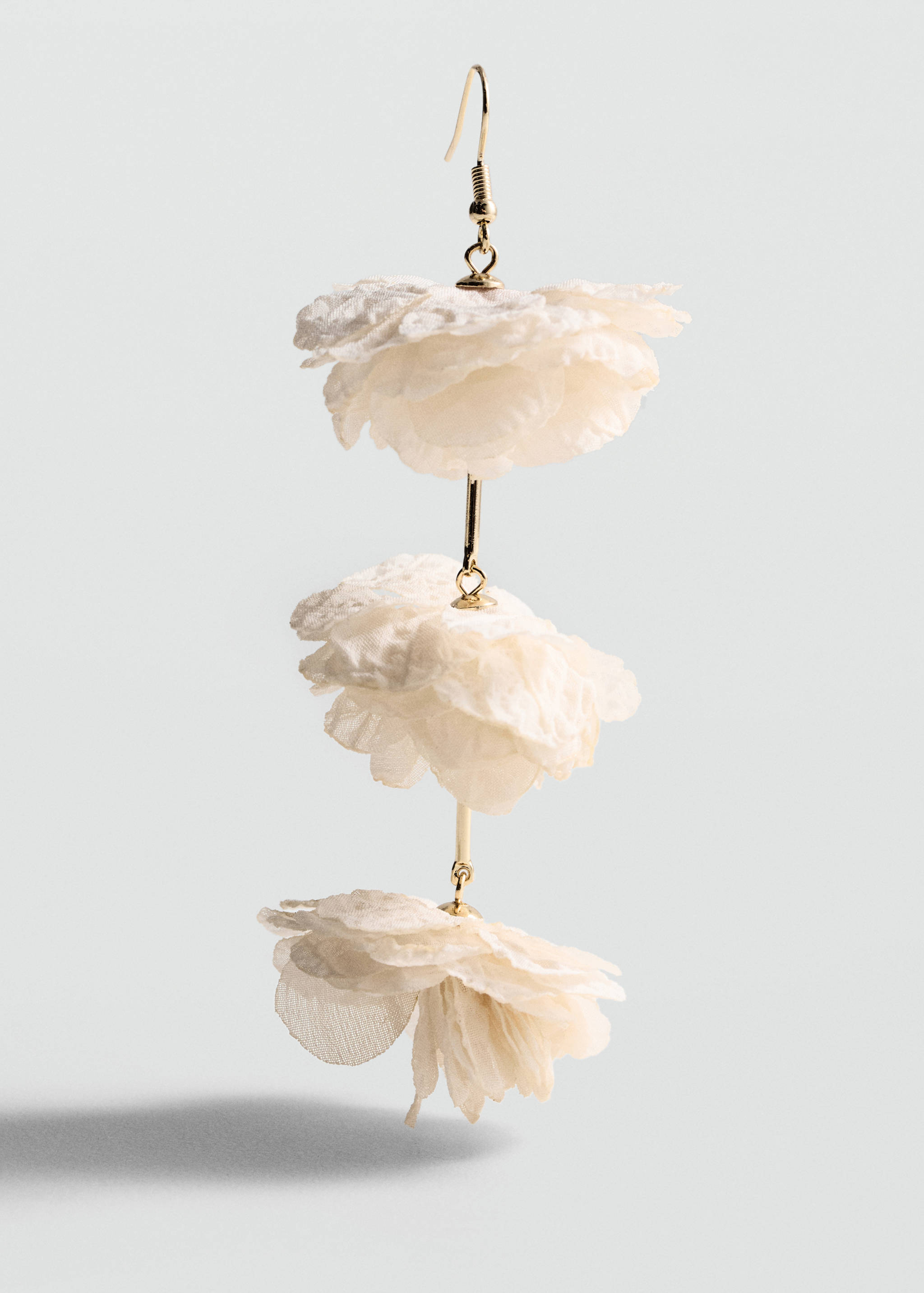 Oorhangers met bloemen - Middenvlak