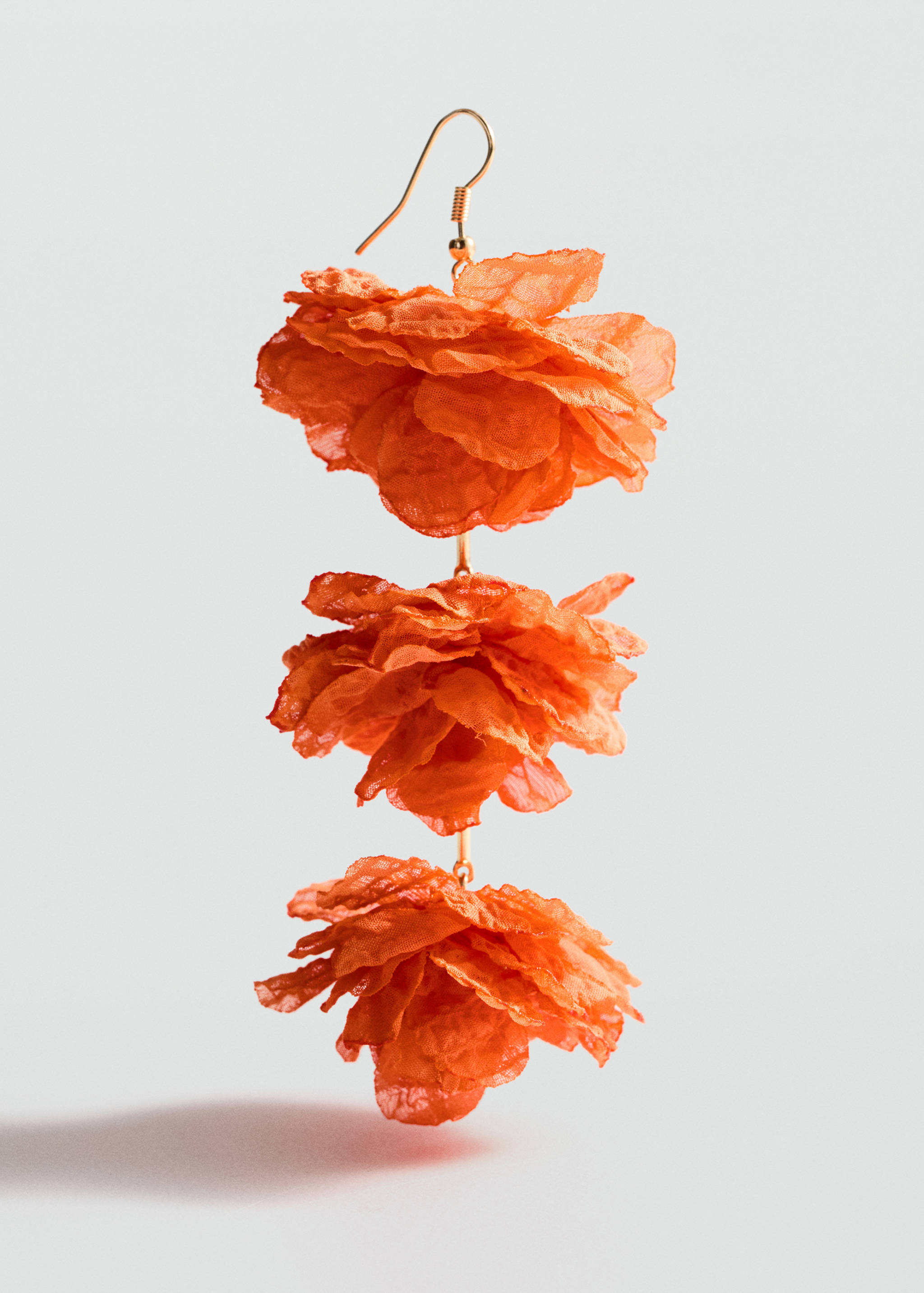 Oorhangers met bloemen - Middenvlak