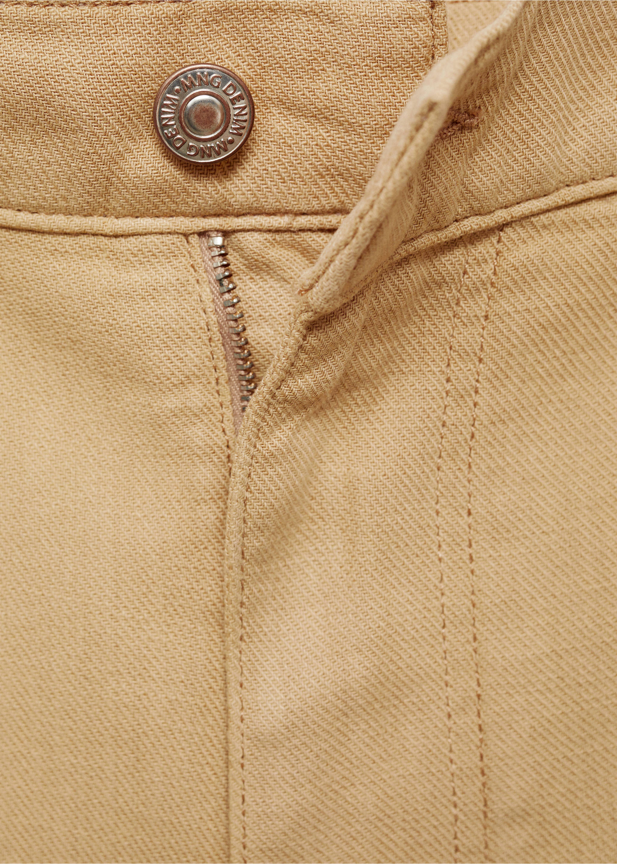 Zsebes pamut bermuda - A termék adatai 8, Okker. Ref: 77030602-00.