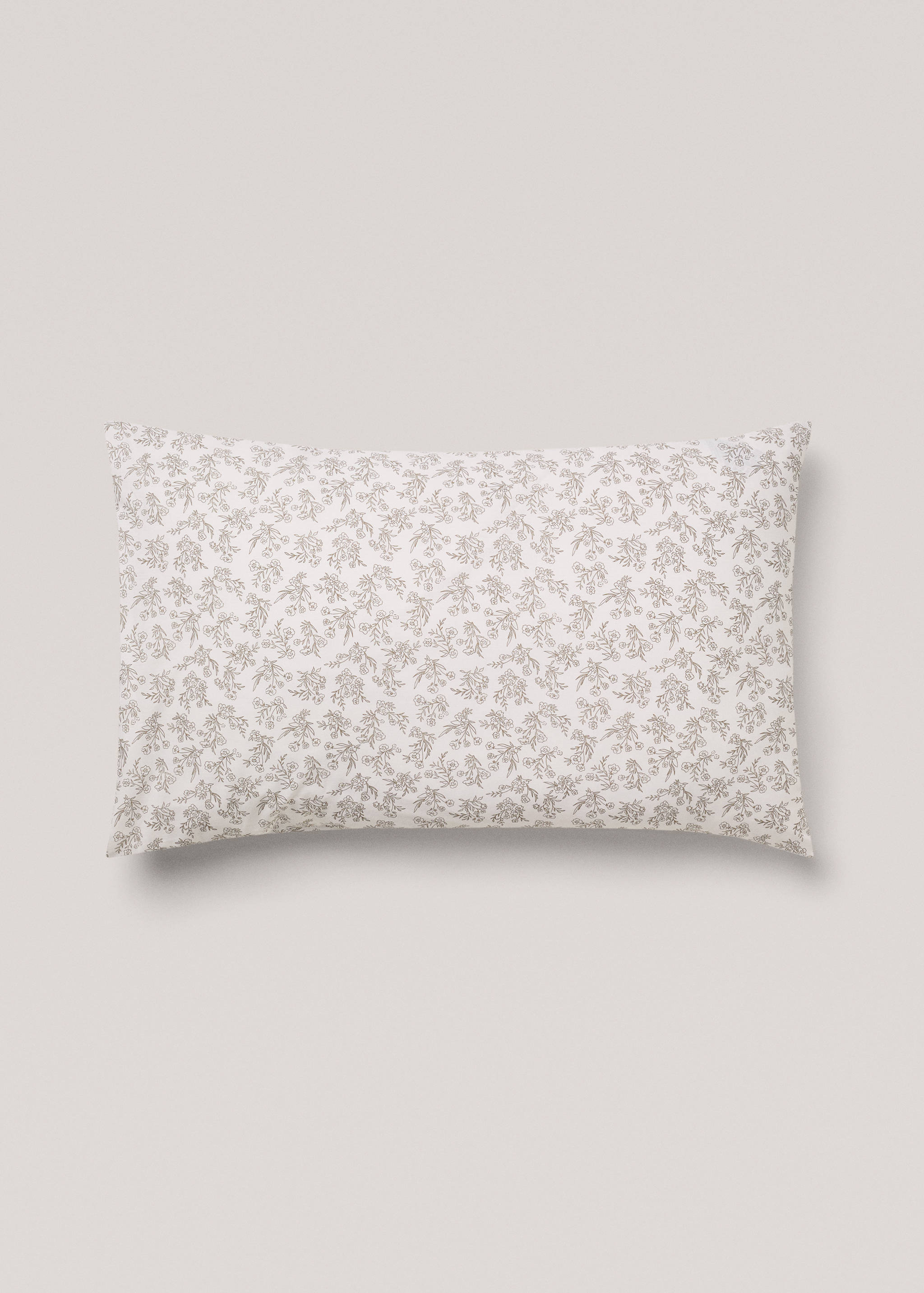 Funda almohada algodón diseño flores 50x75cm - Artículo sin modelo