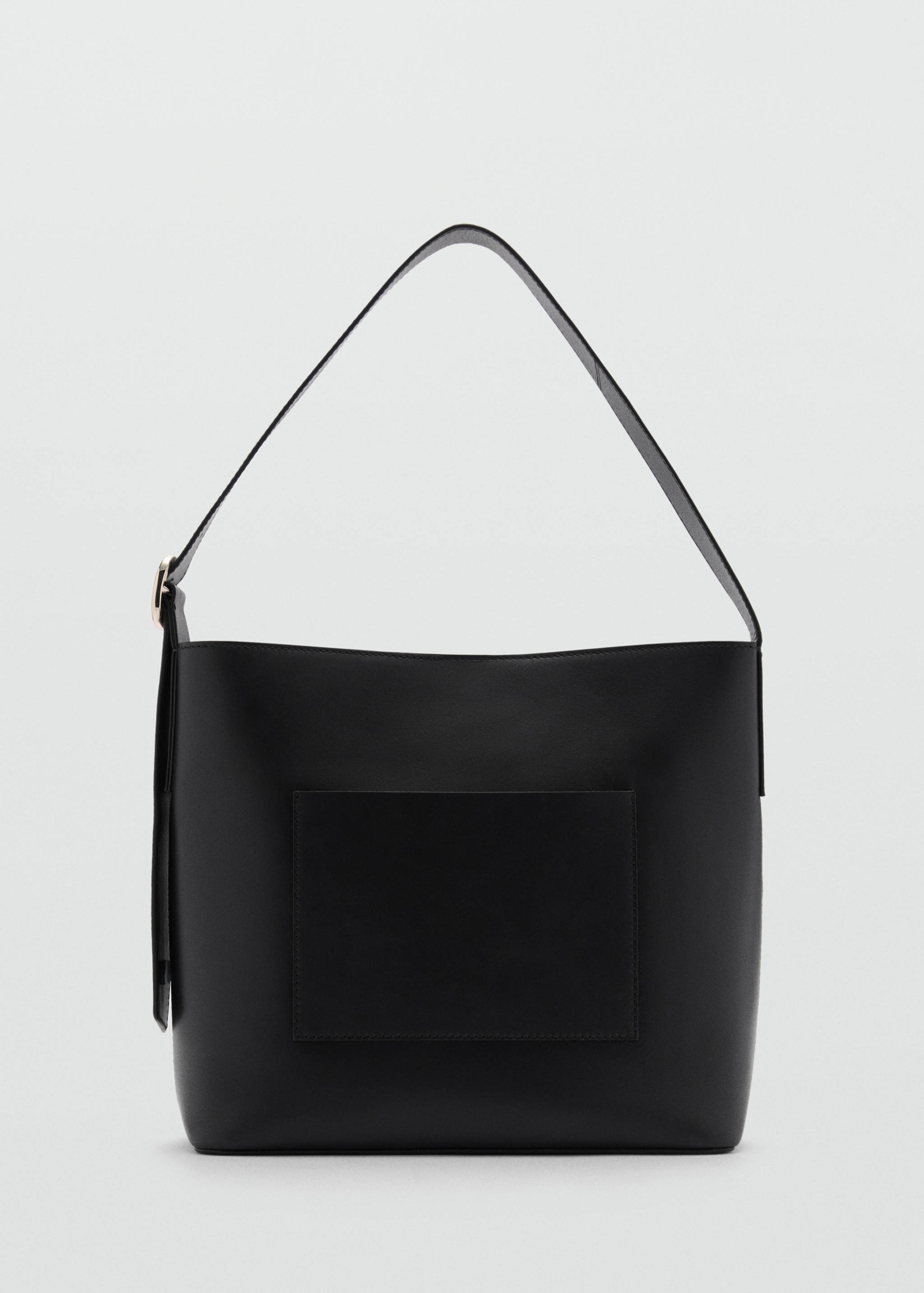 Leather shopper bag - Article without model