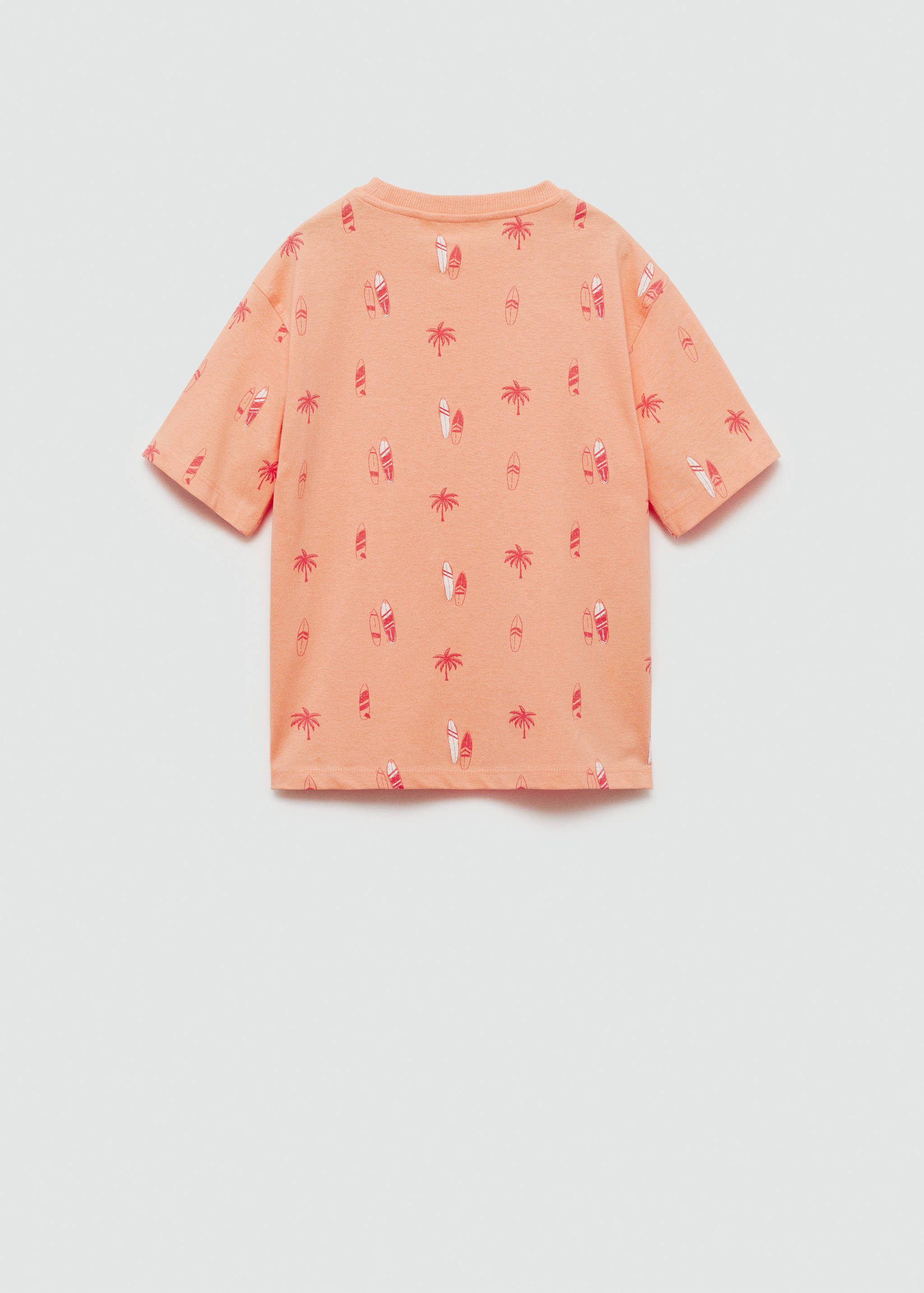 Camiseta estampada surf - Reverso del artículo