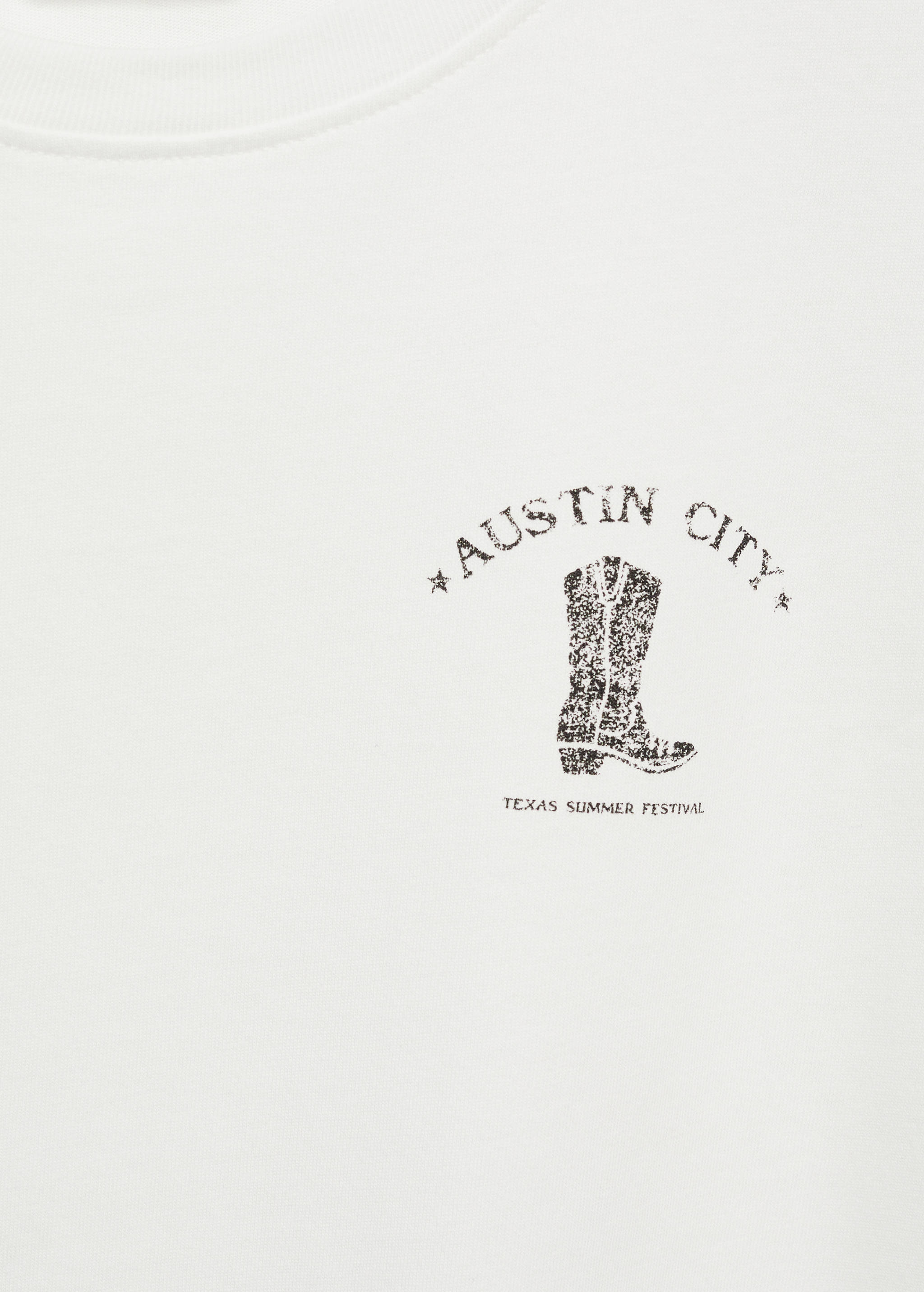 Printed cotton-blend T-shirt - Details of the article 8