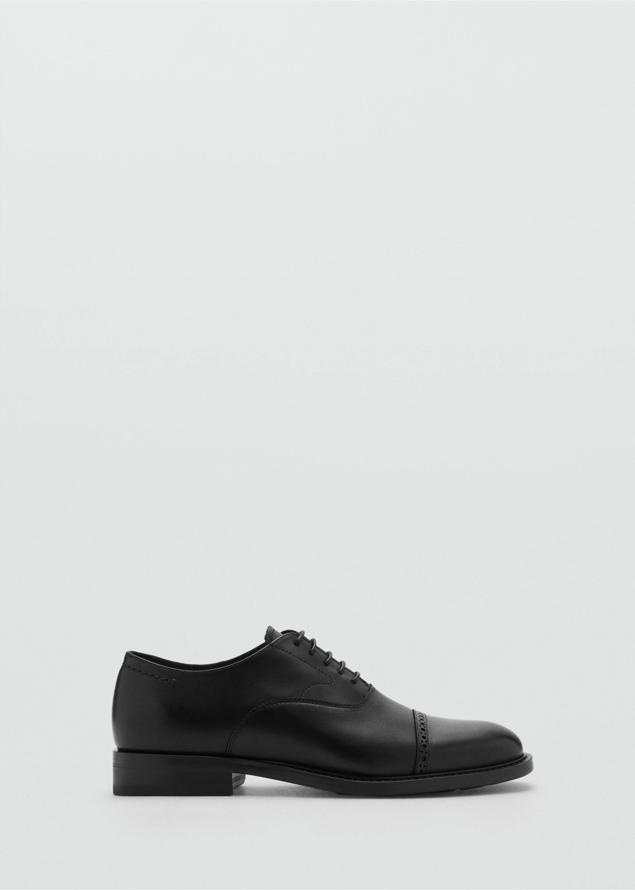 Leather suit shoes - Article without model, Black. Ref: 77030625-00.