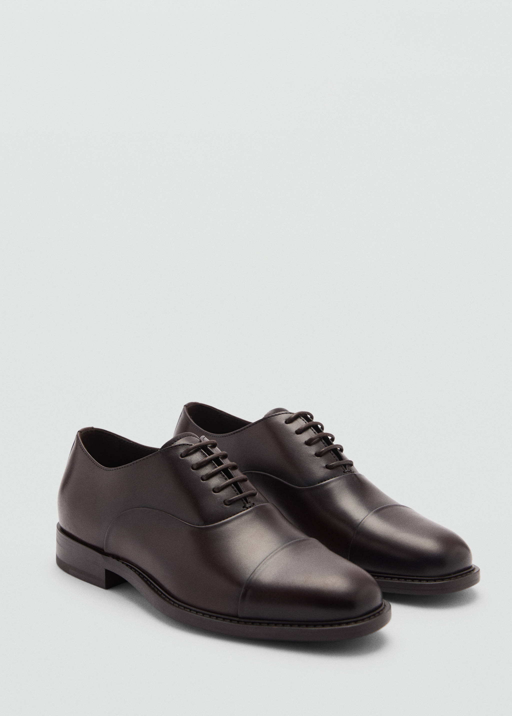 Leather suit shoes - Medium plane