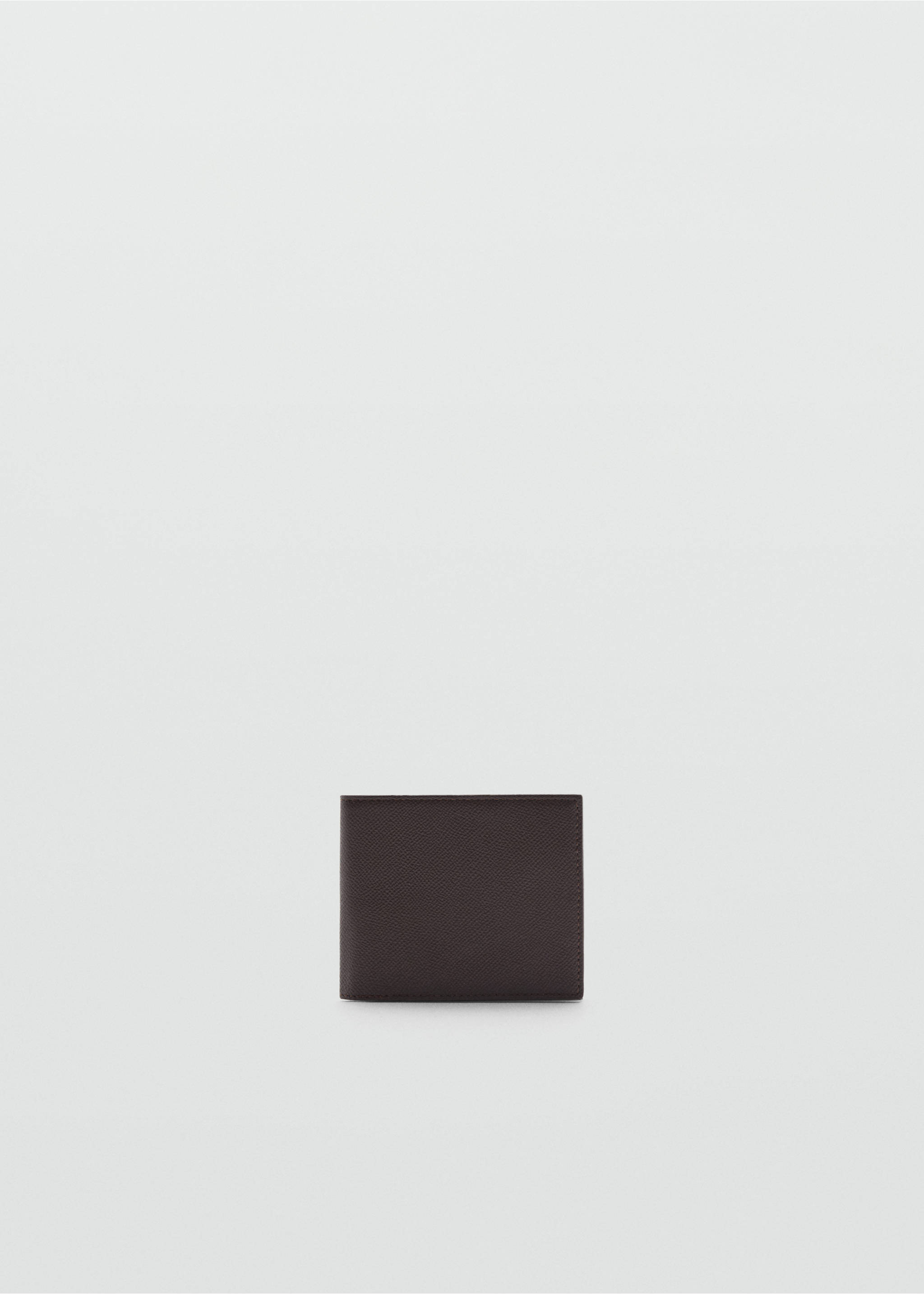 Anti-contactless card holder wallet - Article without model, Chocolate. Ref: 77030626-00.