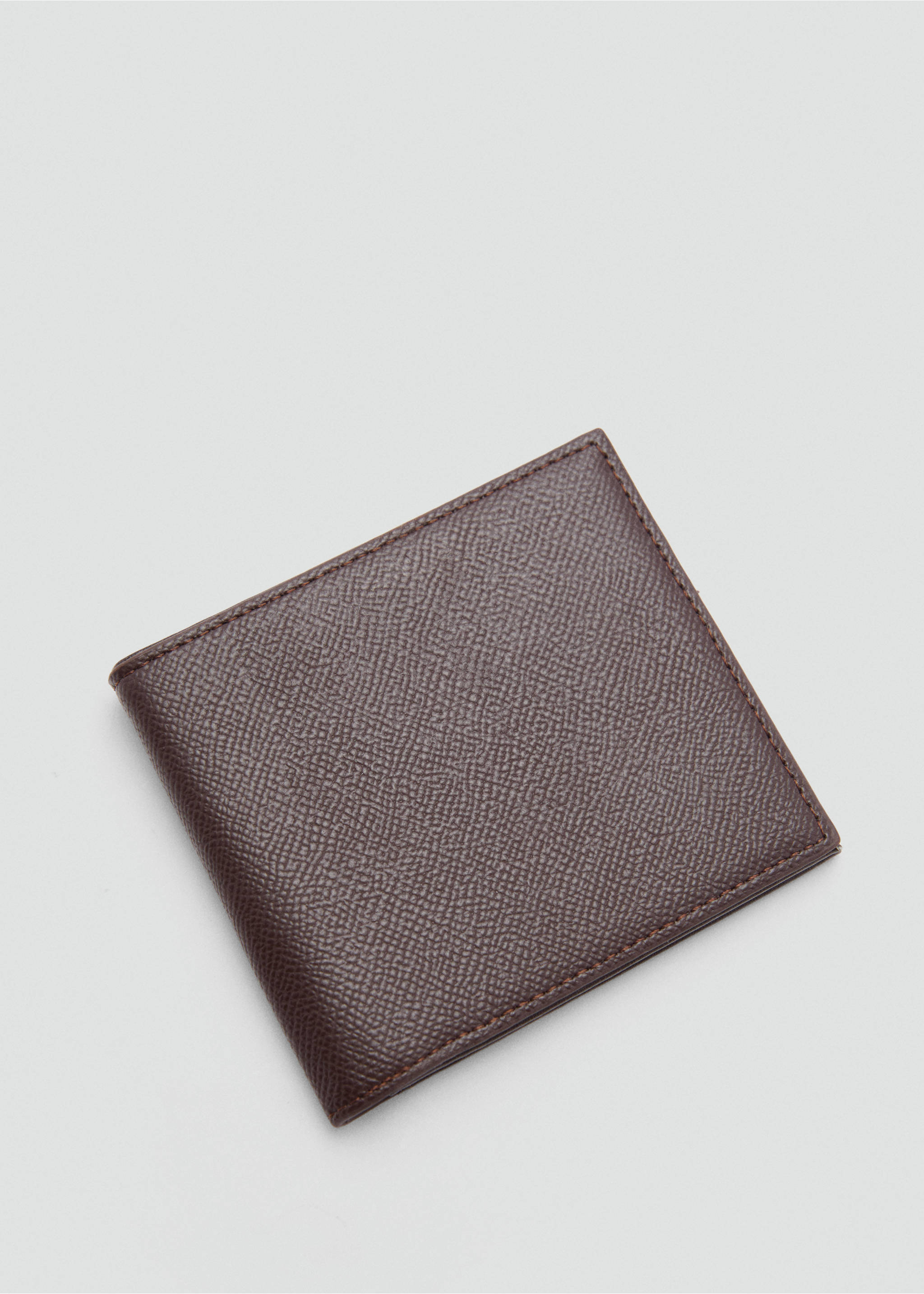 Anti-contactless card holder wallet - Medium plane, Chocolate. Ref: 77030626-00.