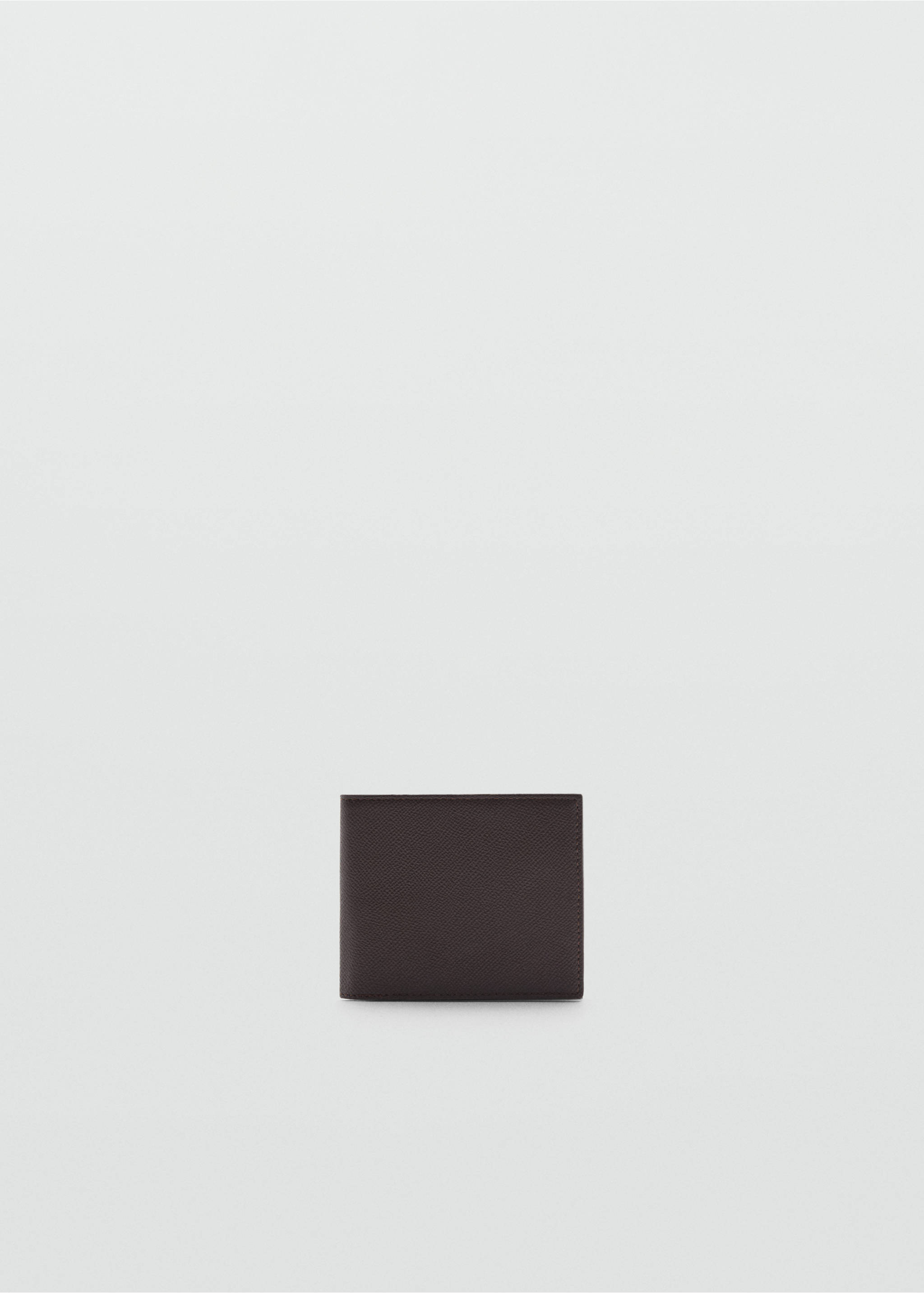Anti-contactless card holder wallet - Article without model, Chocolate. Ref: 77030626-00.