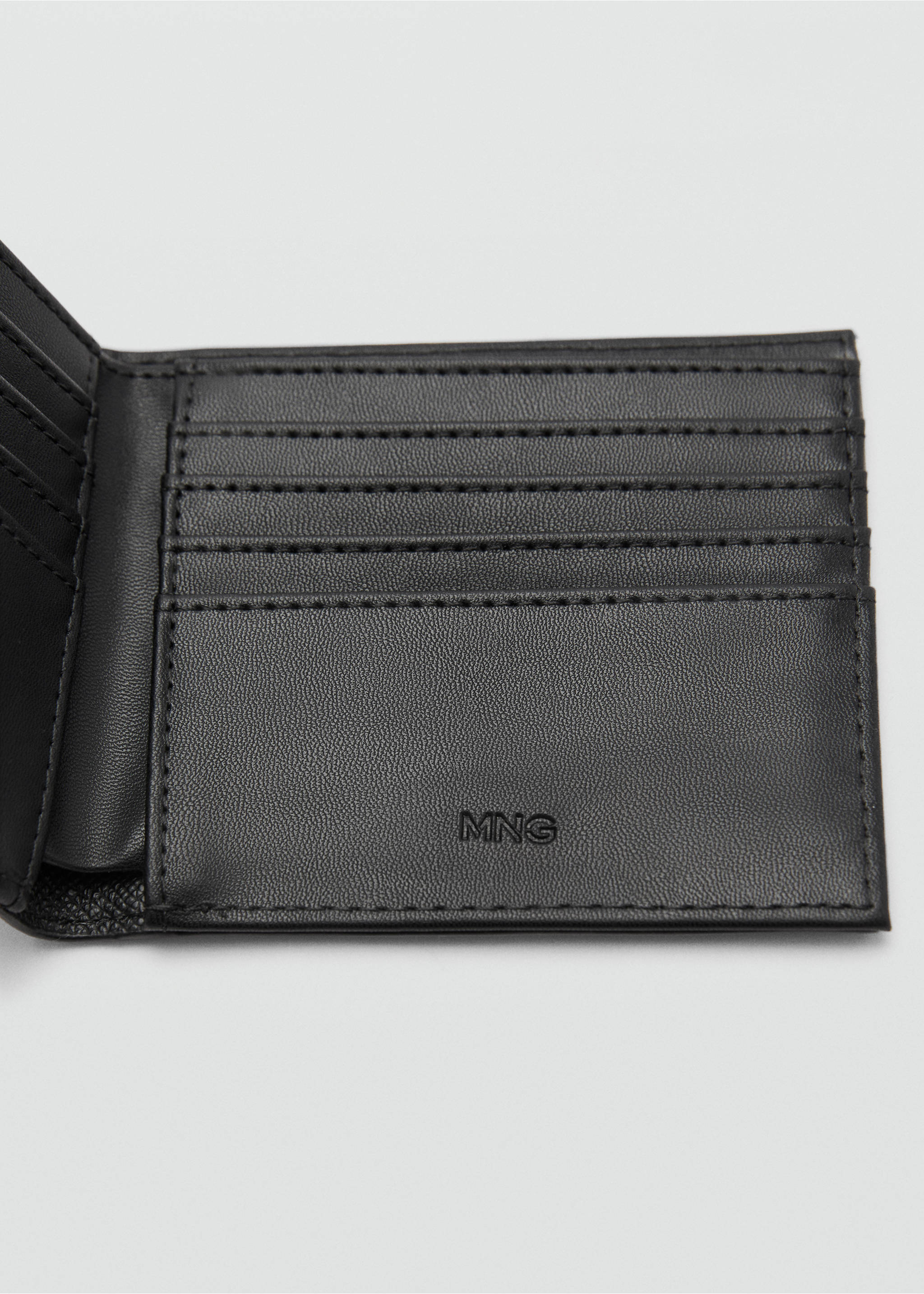 Anti-Contactless Geldbörse-Kartenetui - Detail des Artikels 1, Schwarz. Ref: 77030626-00.