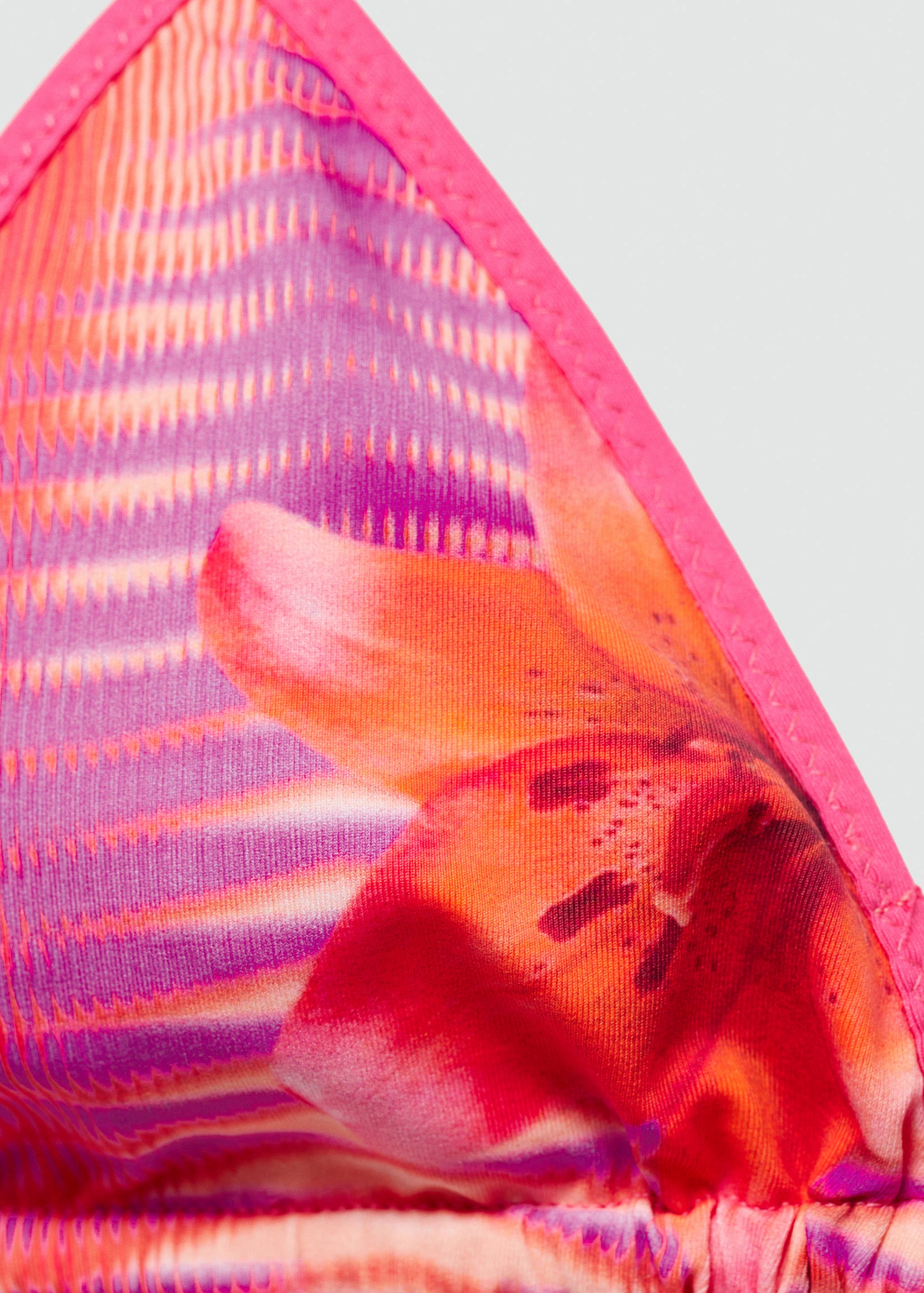 Floral-print bikini top - Details of the article 8