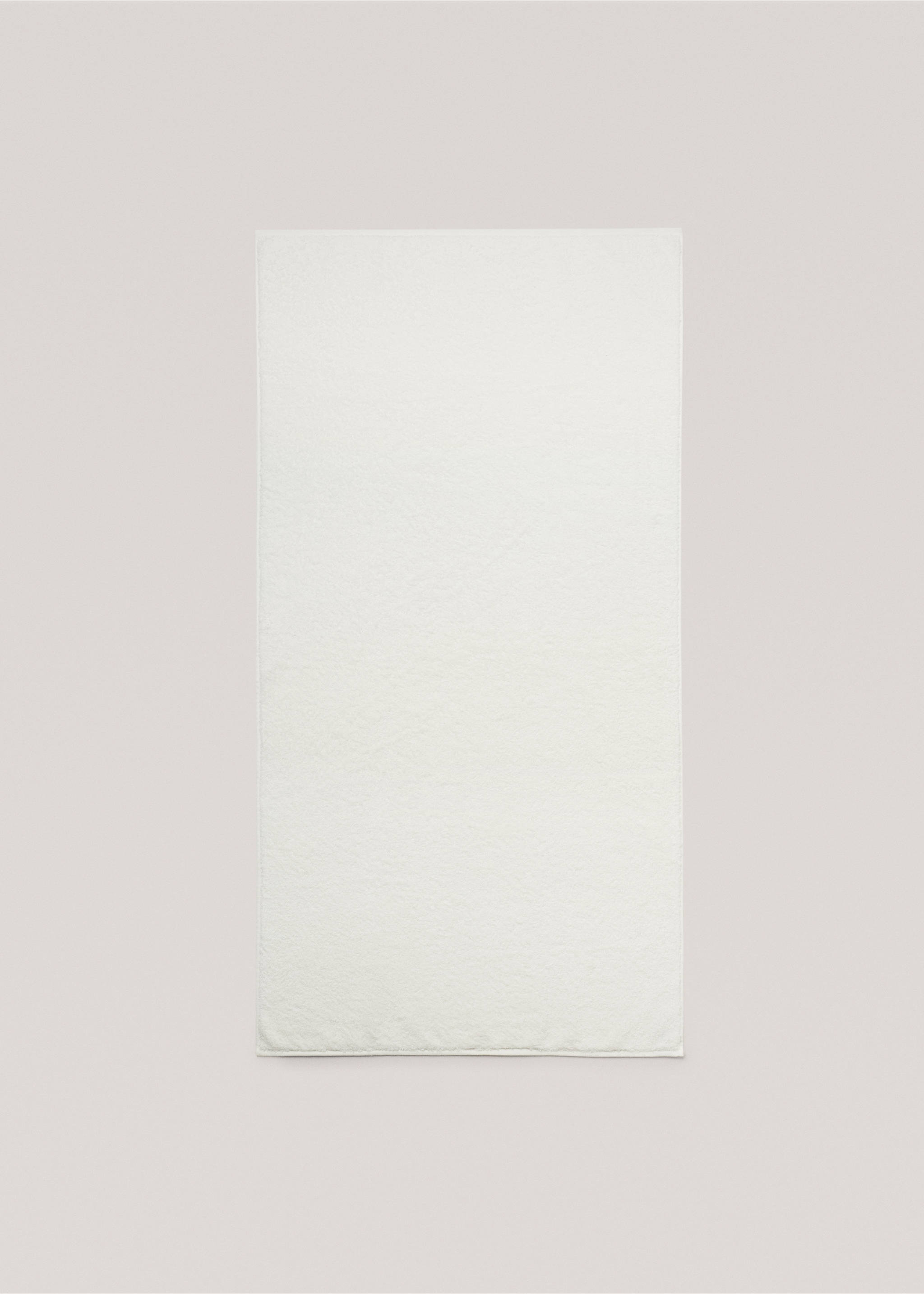 Katoenen handdoek 50x90 cm - Detail van het artikel 5, Ecru. Ref: 77030633-00.