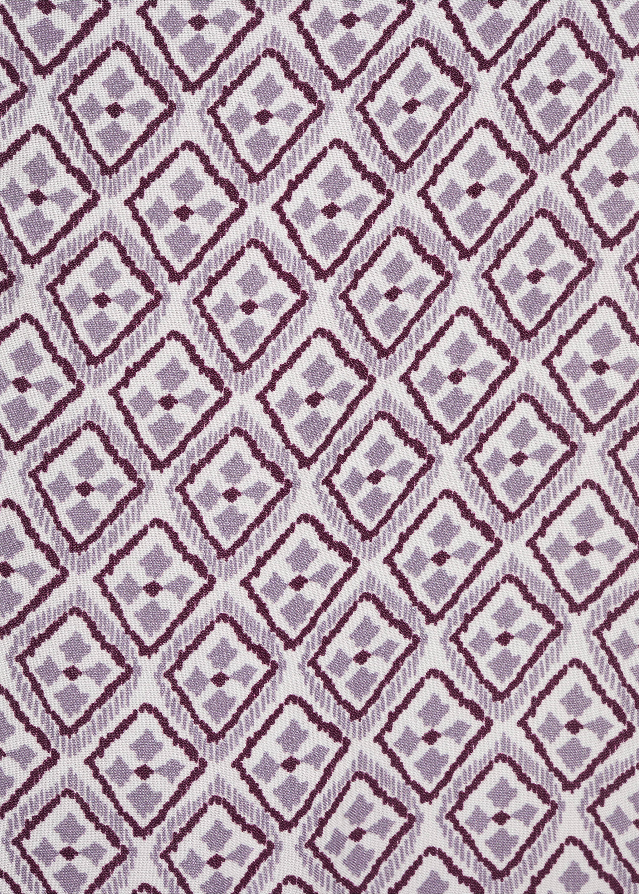 Pantalón estampado fluido - Detalle del artículo 8, Rosa pastel. Ref: 77030639-00.