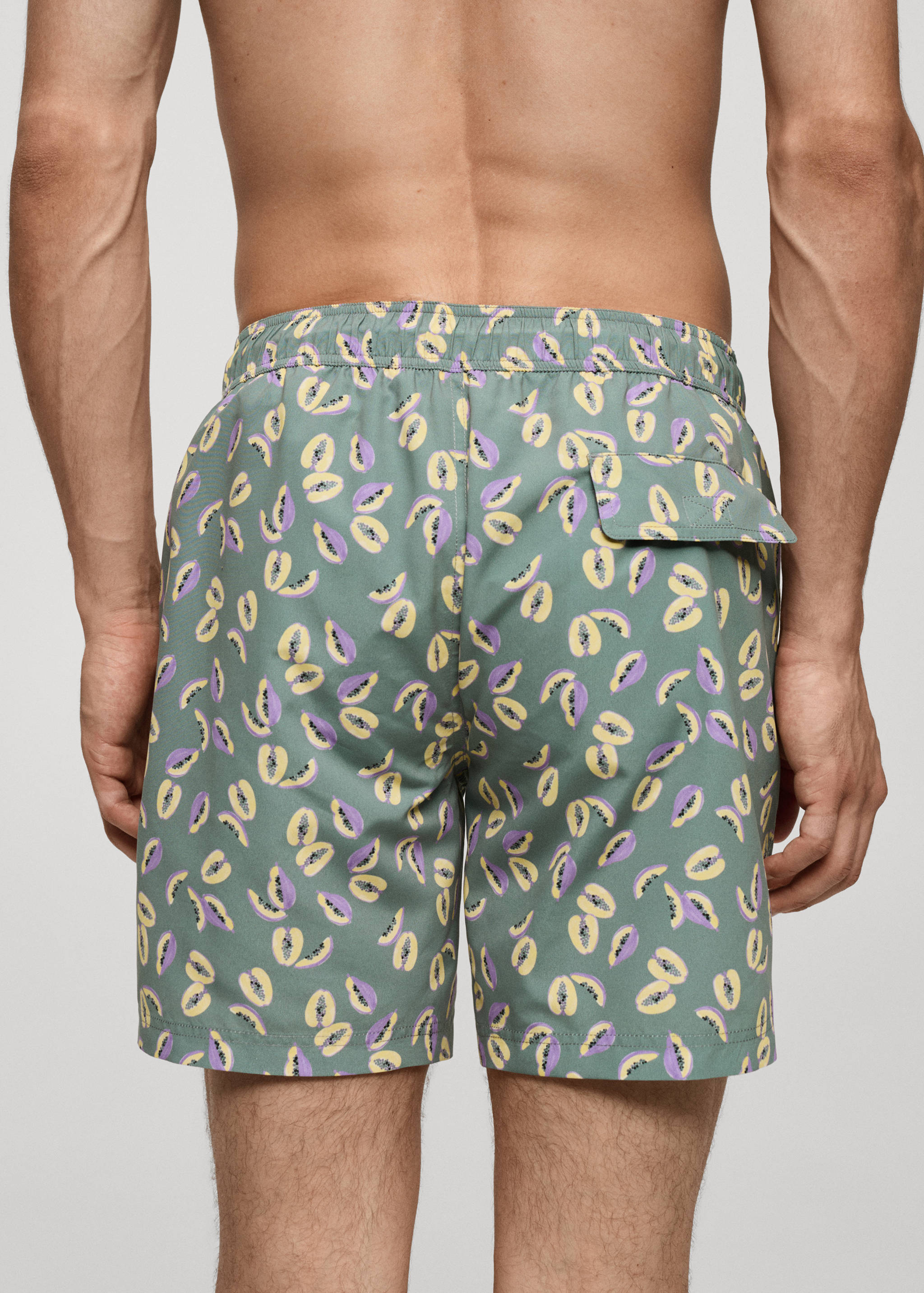 Bañador estampado papaya - Detalle del artículo 6
