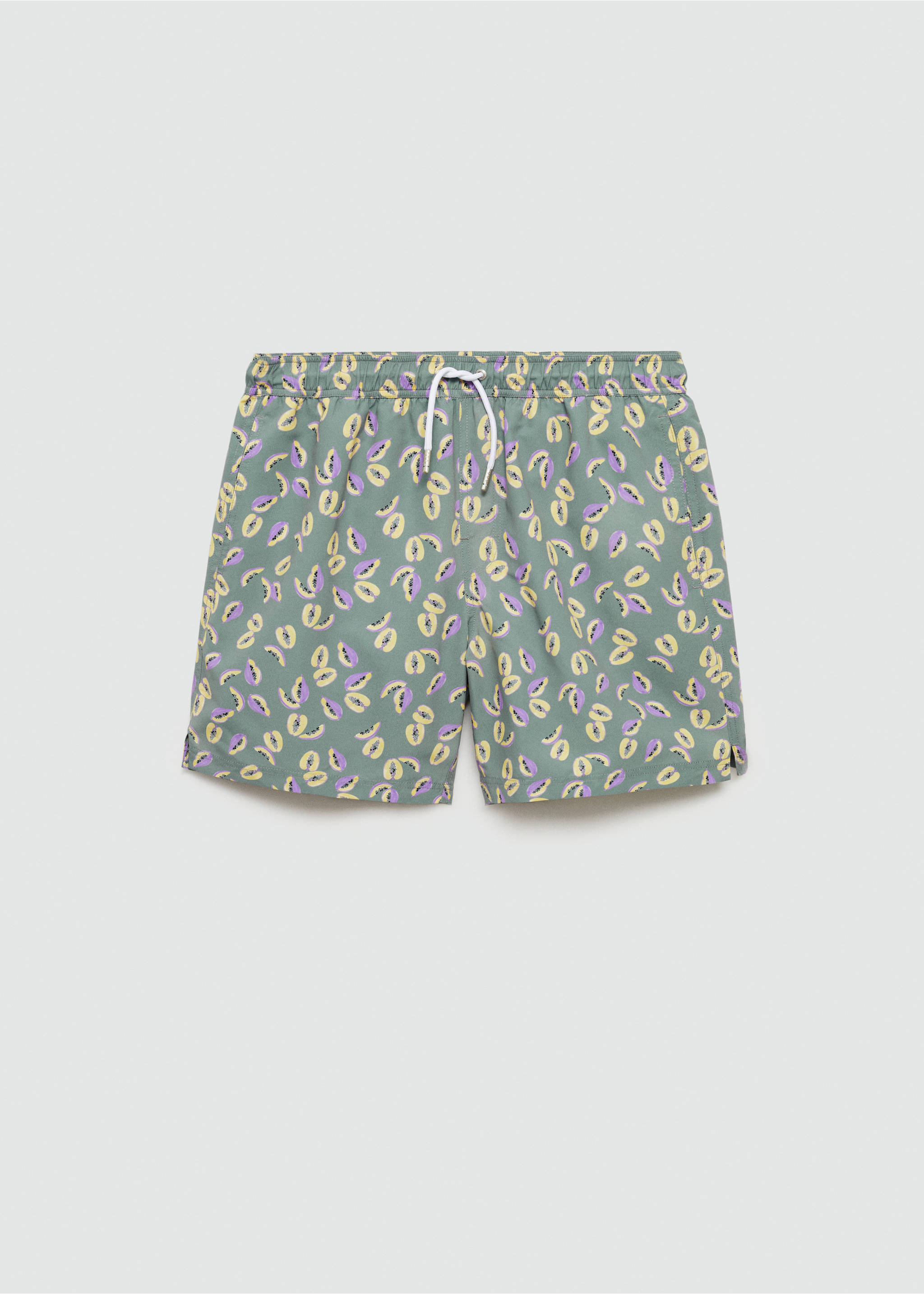 Banyador estampat papaia - Article sense model, Caqui. Ref: 77030641-00.