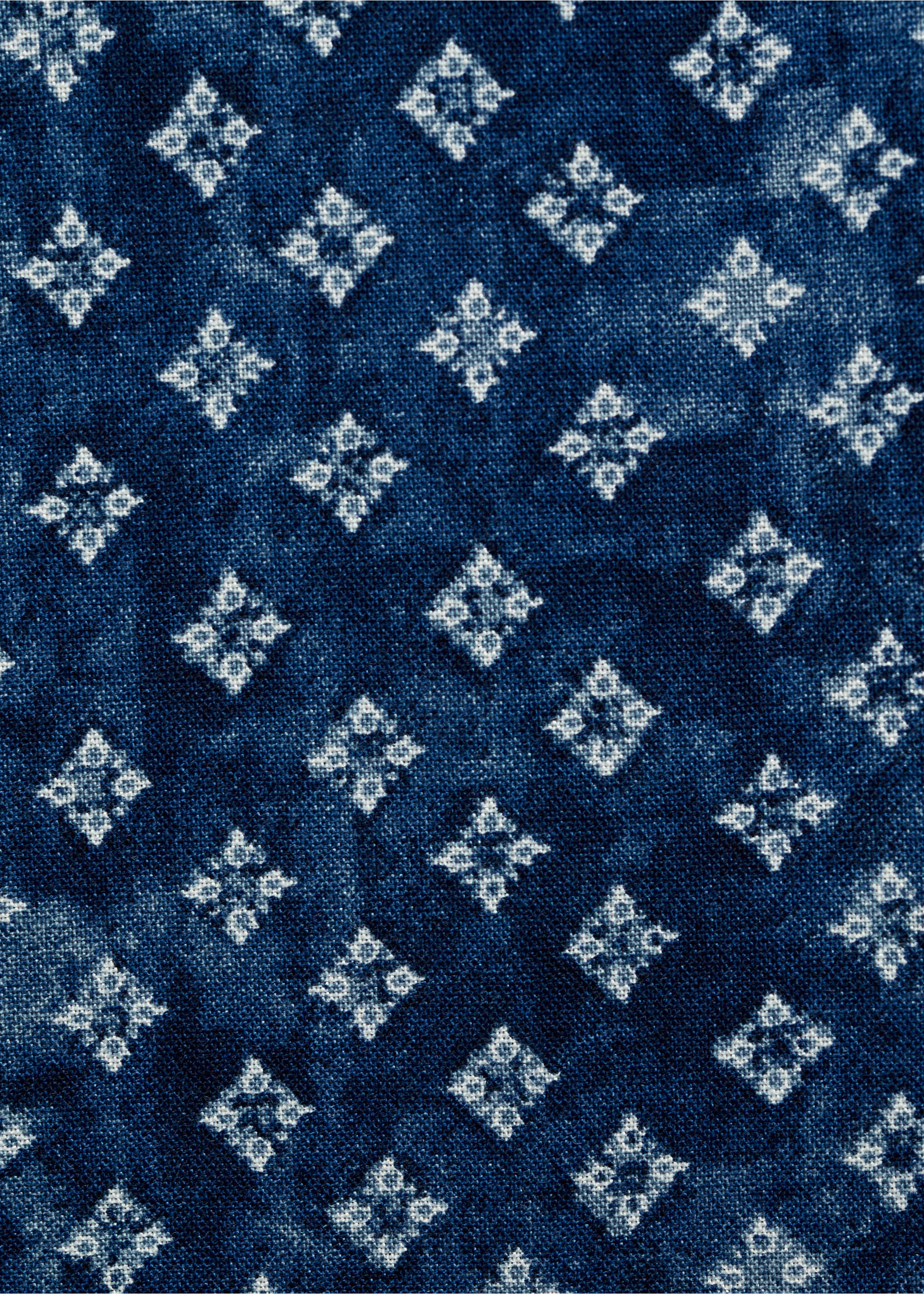 Printed midi skirt - Details of the article 0, Dark Navy. Ref: 77030644-00.