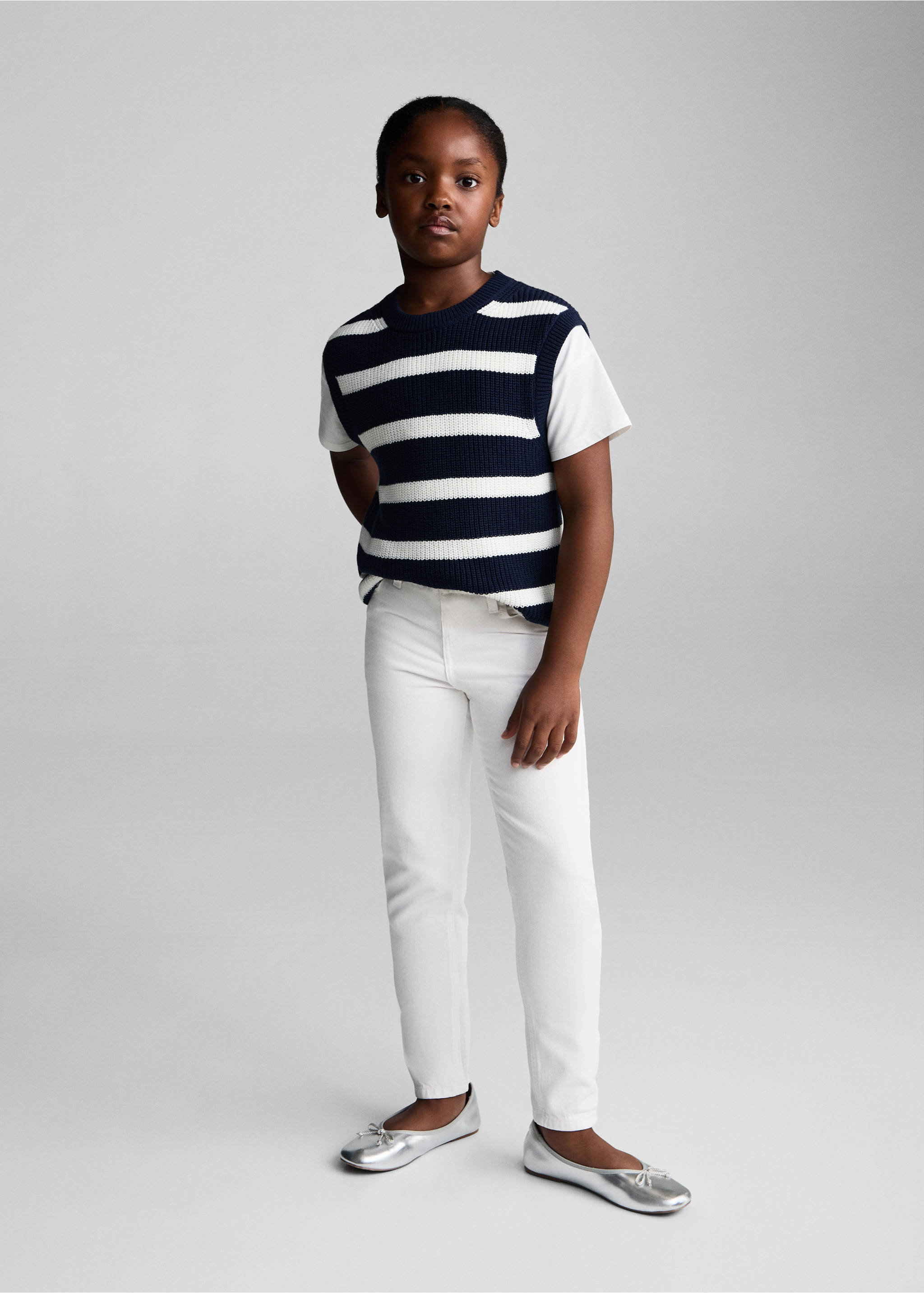 Paperbag jeans - General plane, White. Ref: 77031008-00.