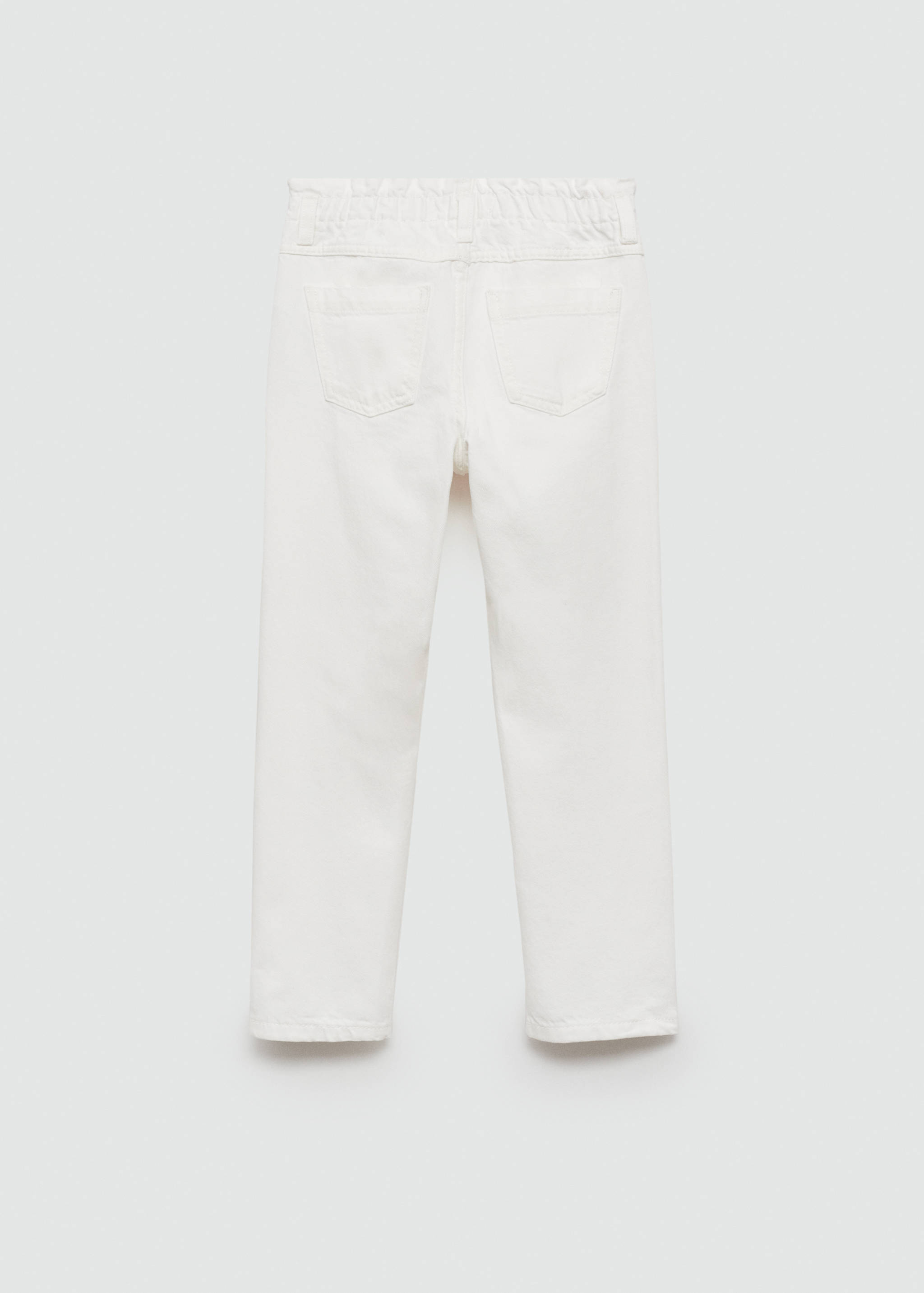 Paperbag jeans - Reverse of the article