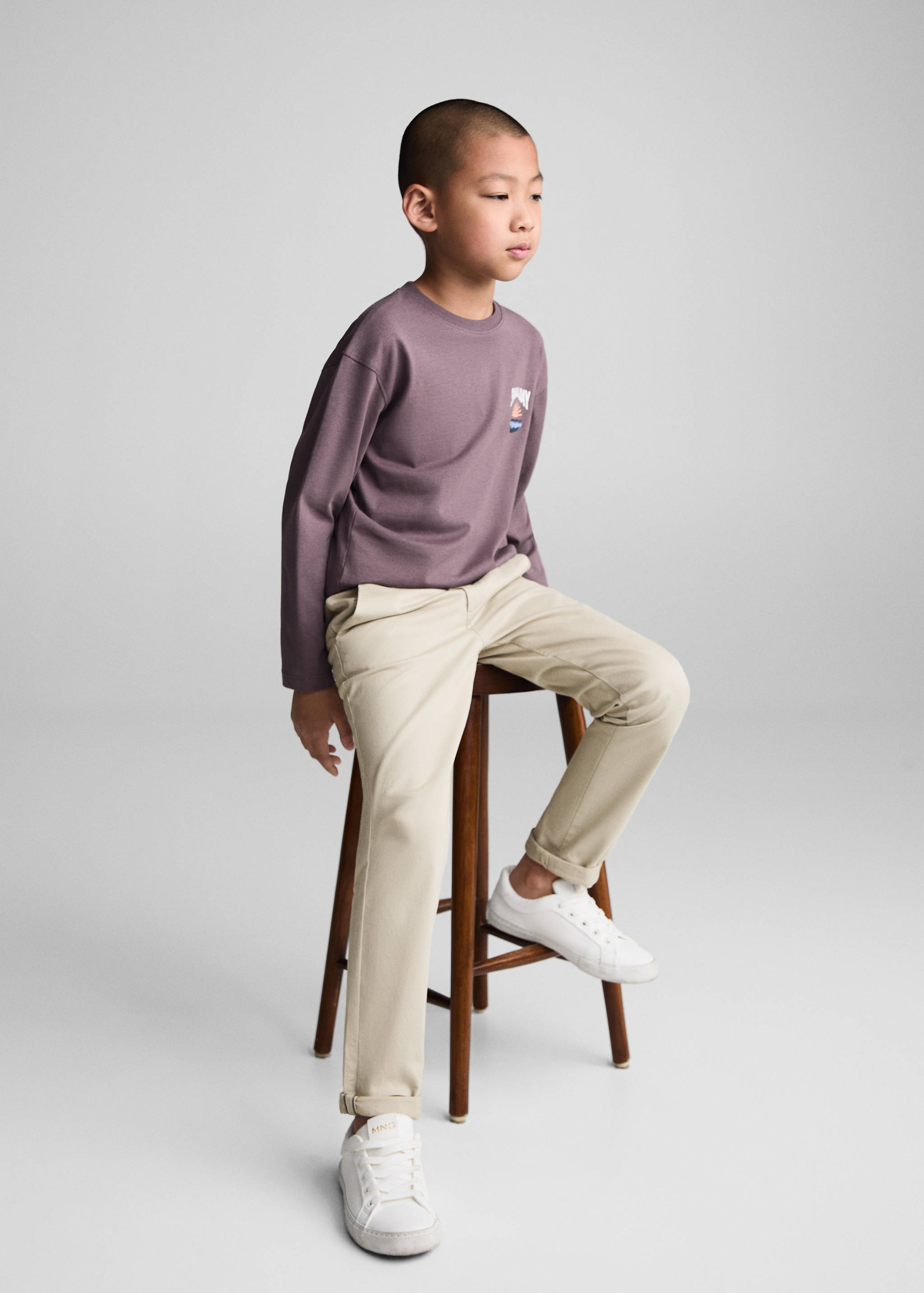 Cotton chinos - Details of the article 1