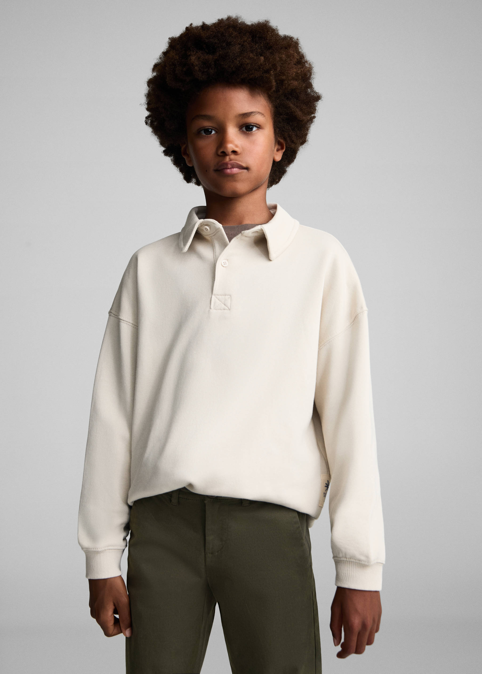 Cotton chinos - Medium plane