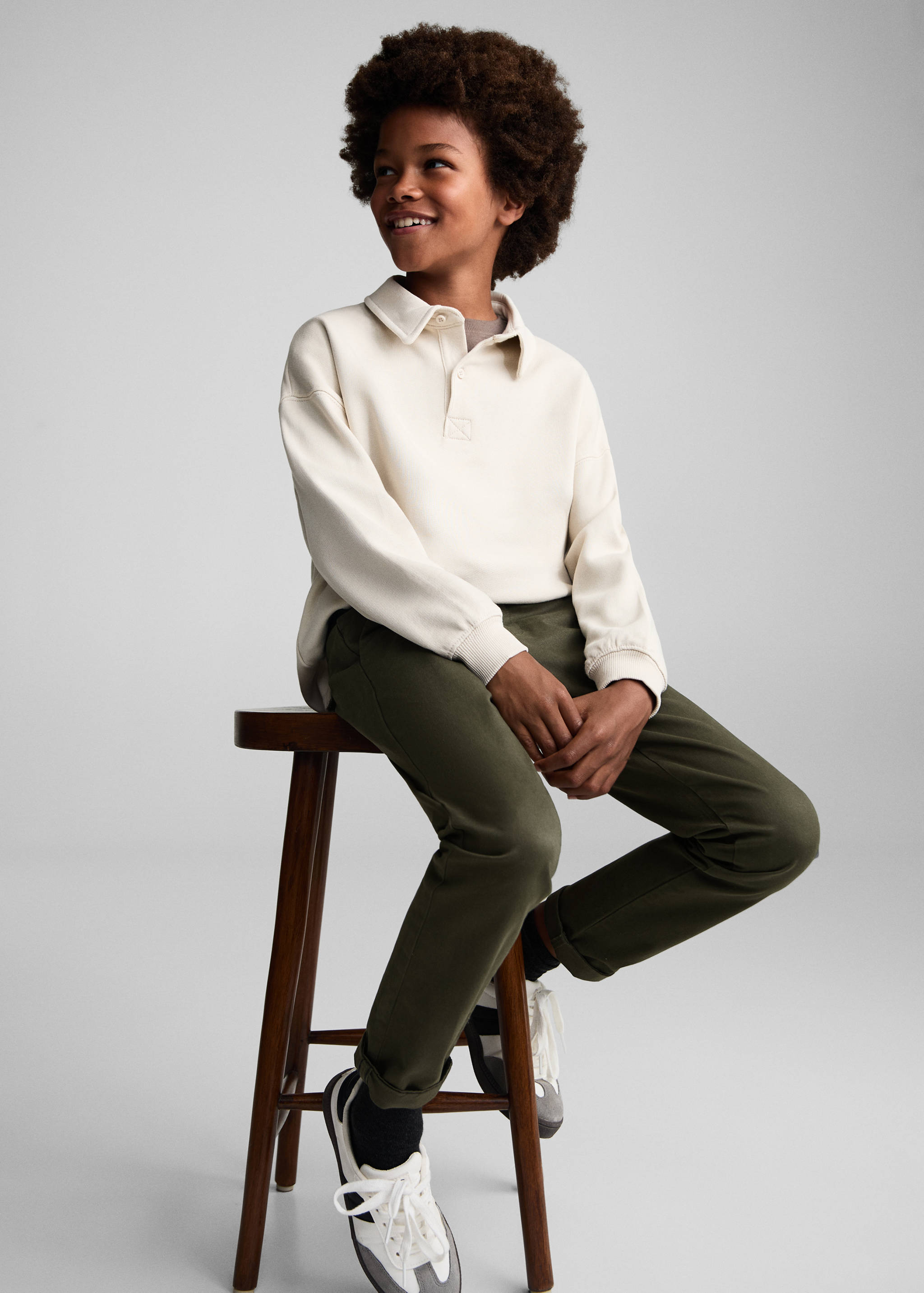 Cotton chinos - Details of the article 1