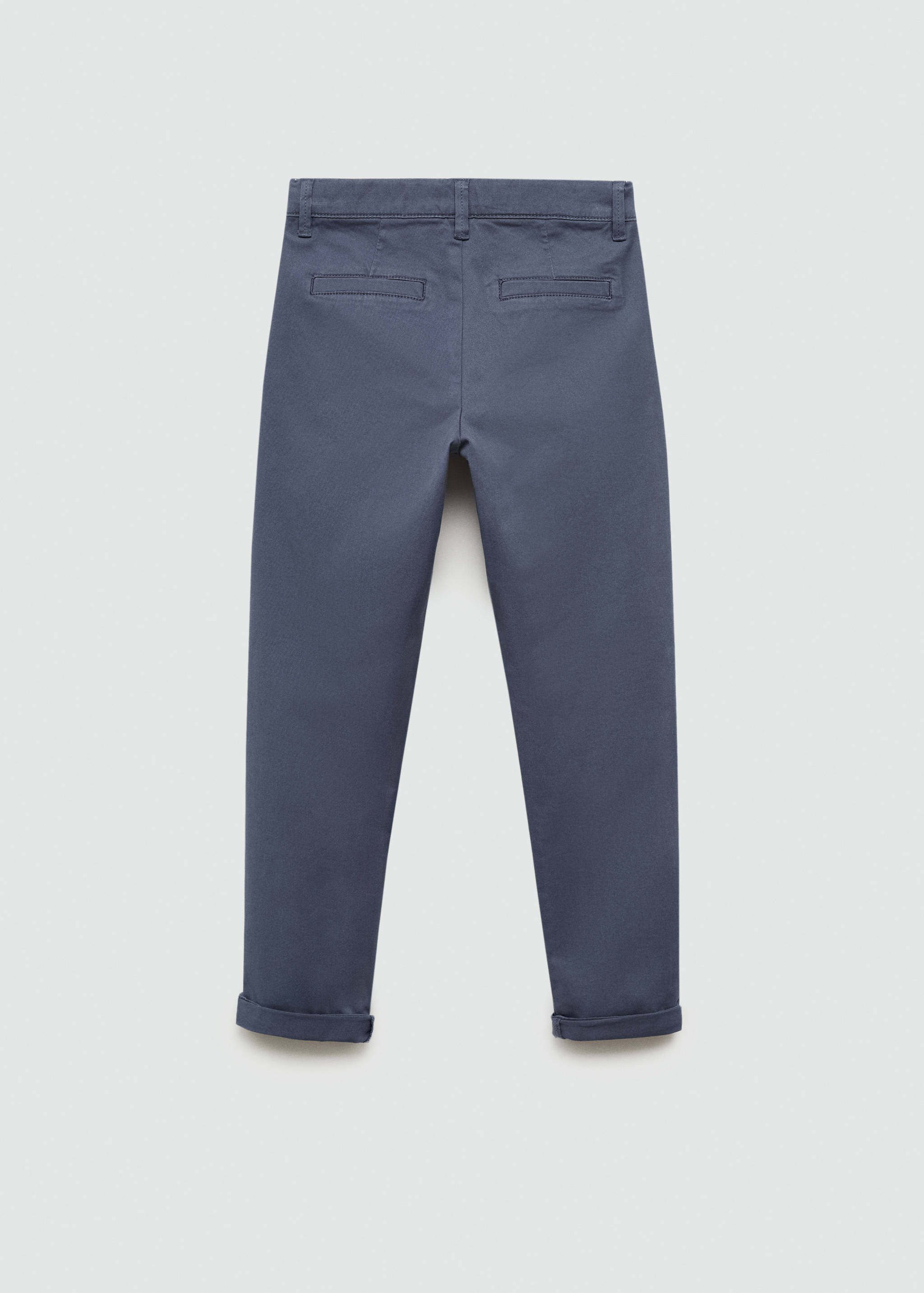 Cotton chinos - Reverse of the article