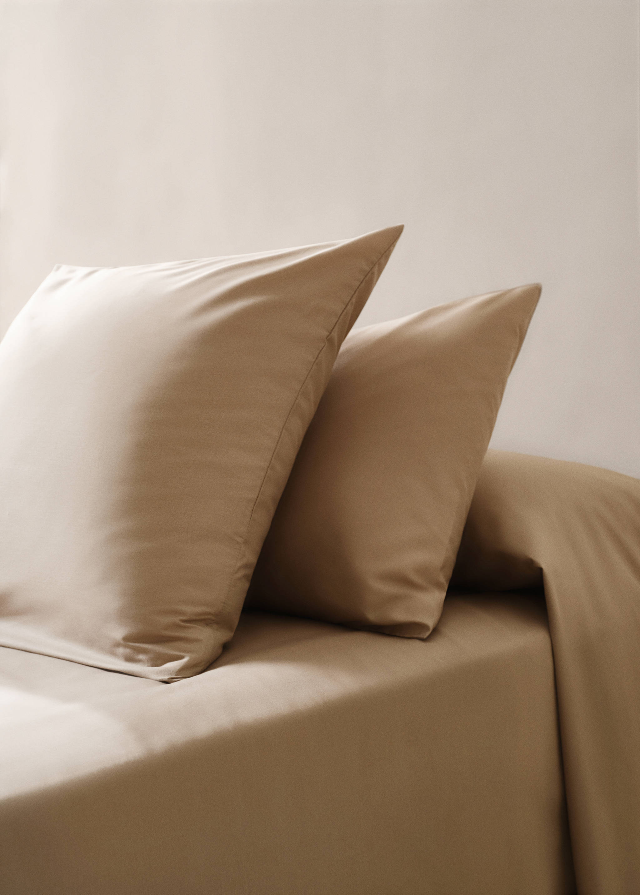 Plain cotton pillowcase 45x110cm - General plane