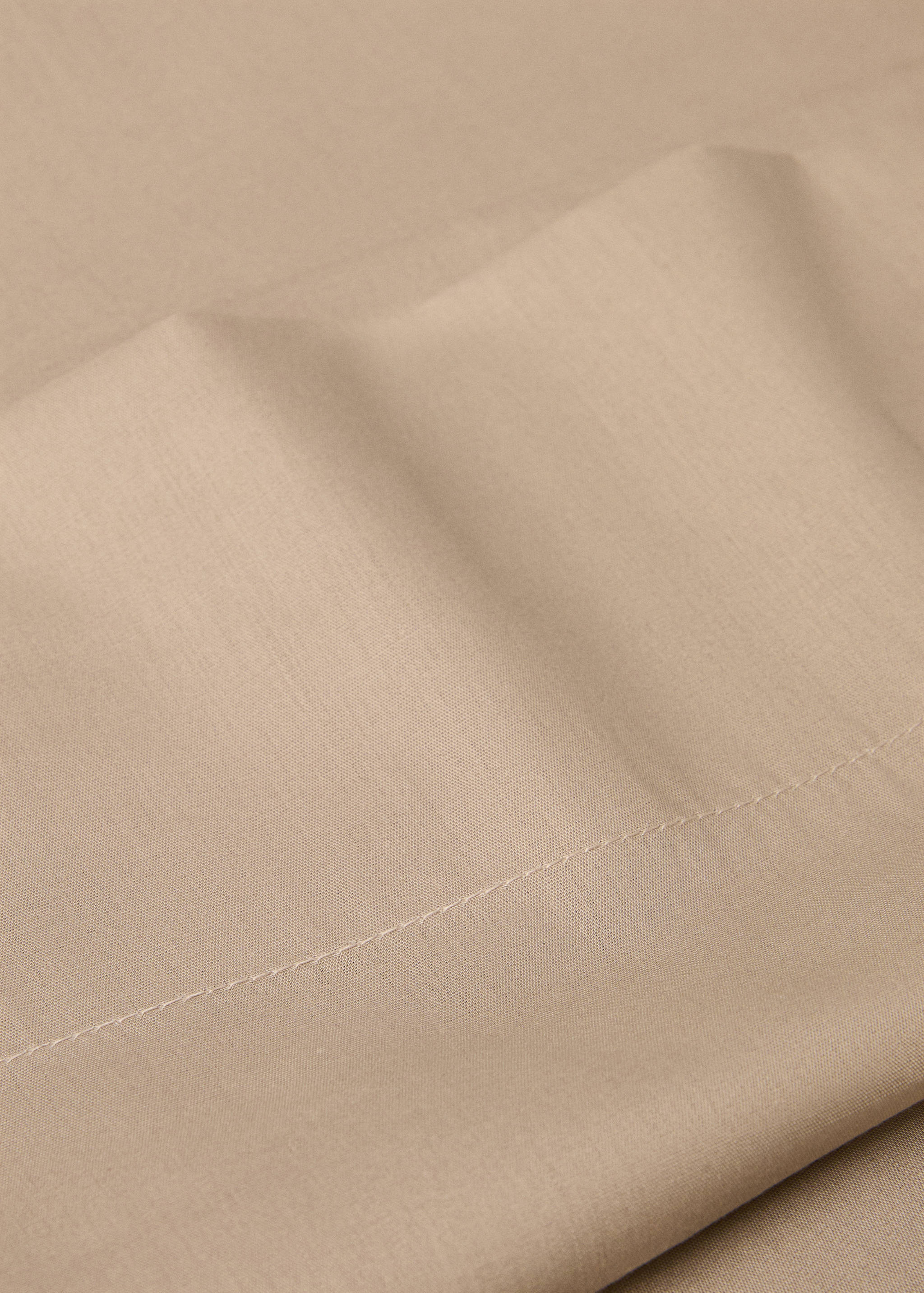 Plain cotton pillowcase 45x110cm - Details of the article 2