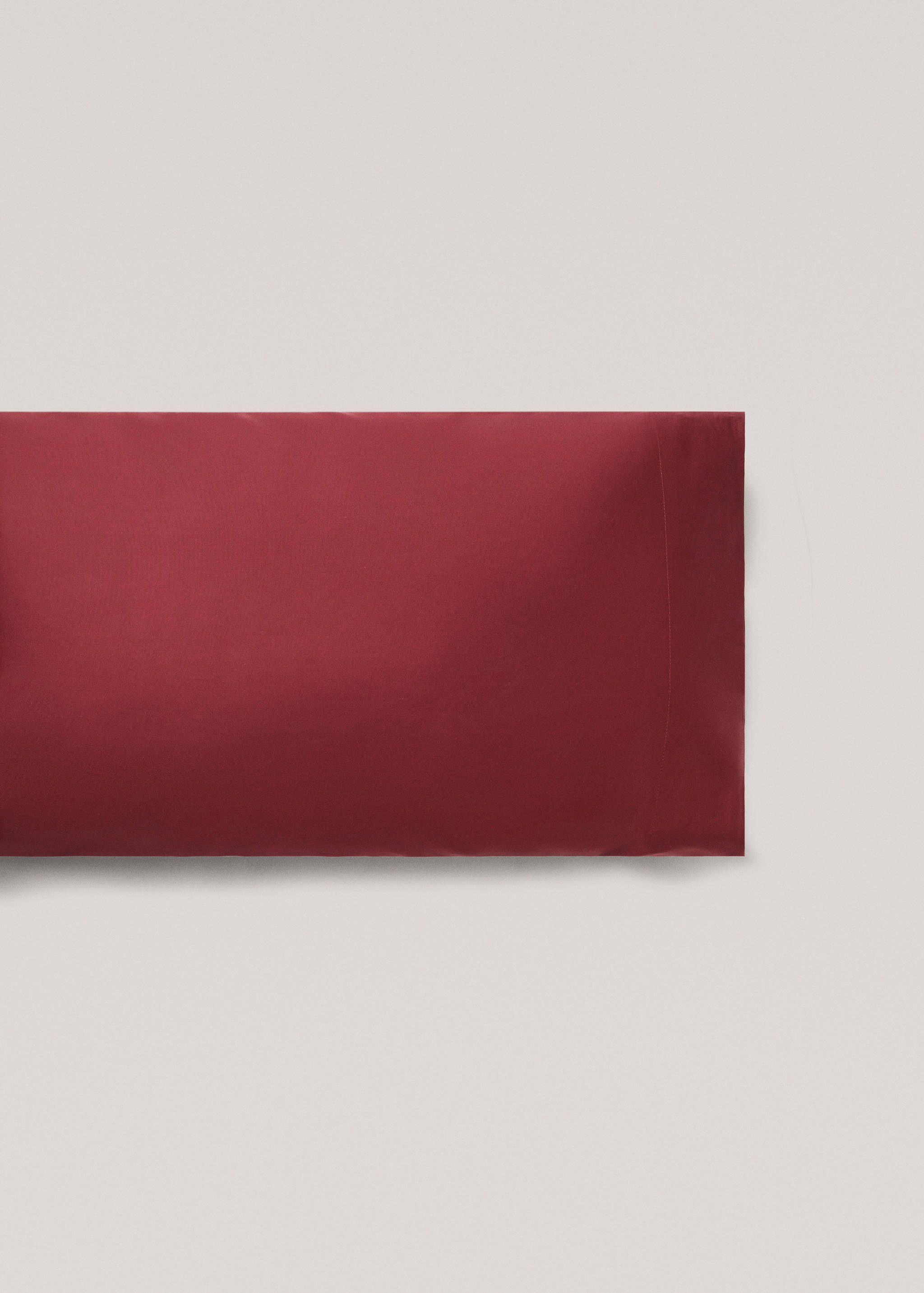 Plain cotton pillowcase 45x110cm - Article without model