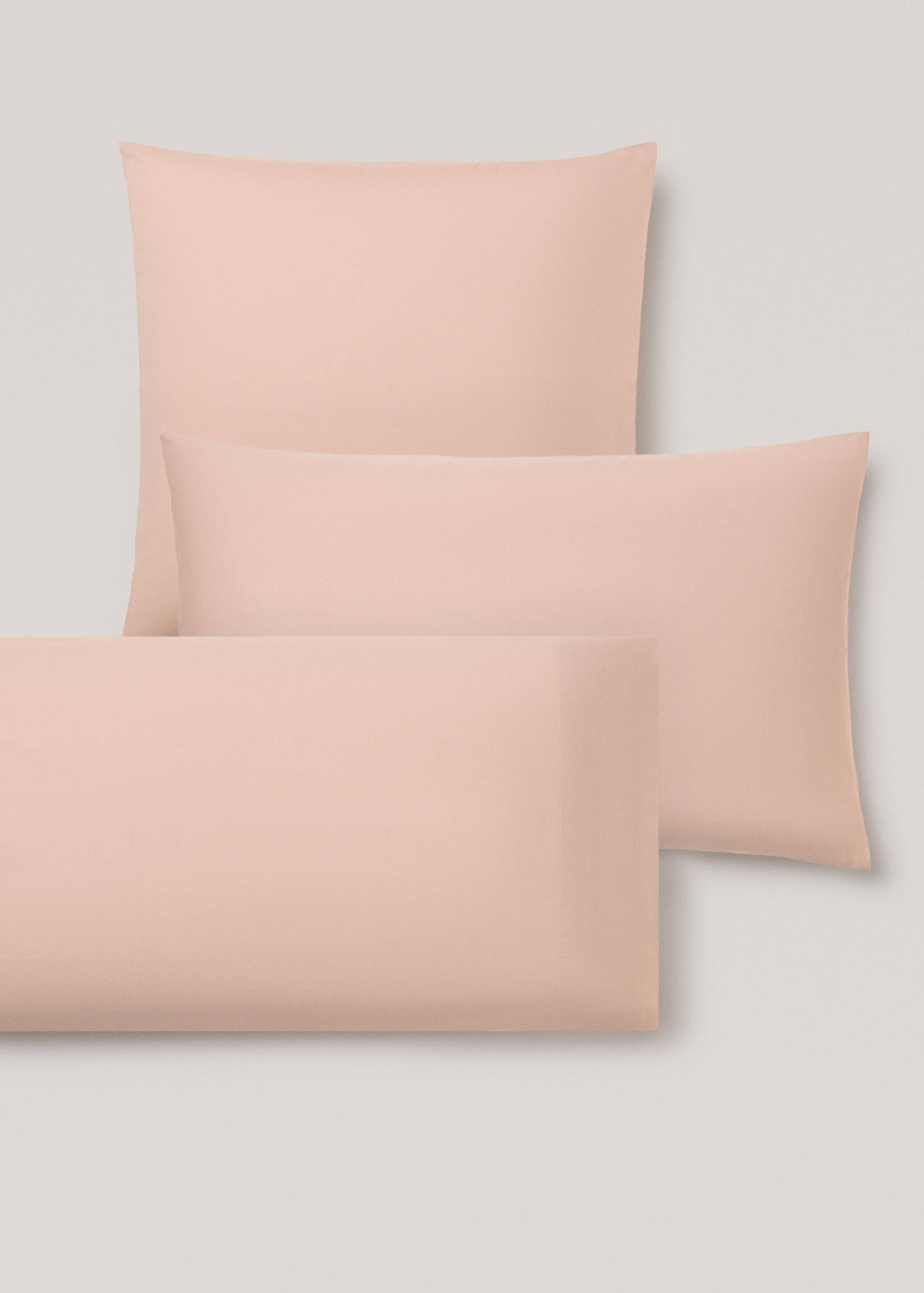 Plain cotton pillowcase 45x110cm - Details of the article 3