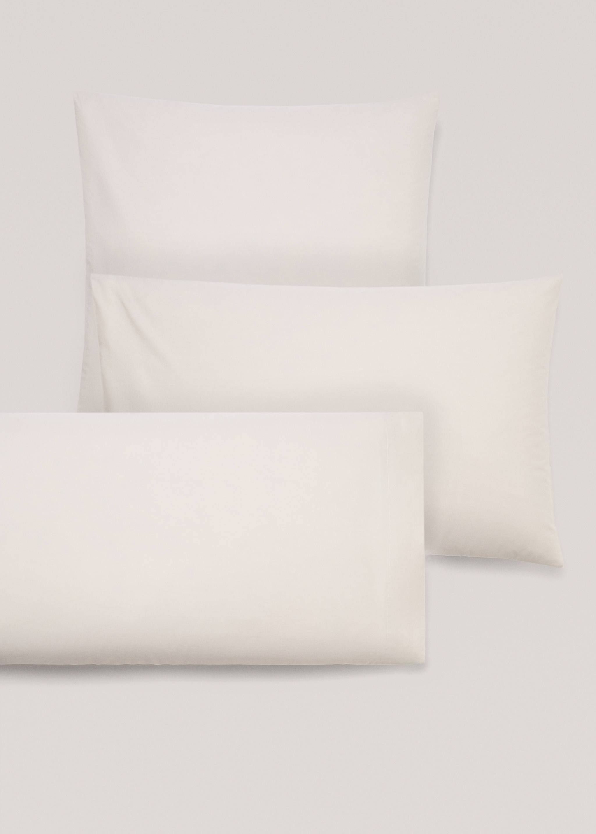 300-thread percale cotton pillowcase  60x60cm - Details of the article 4