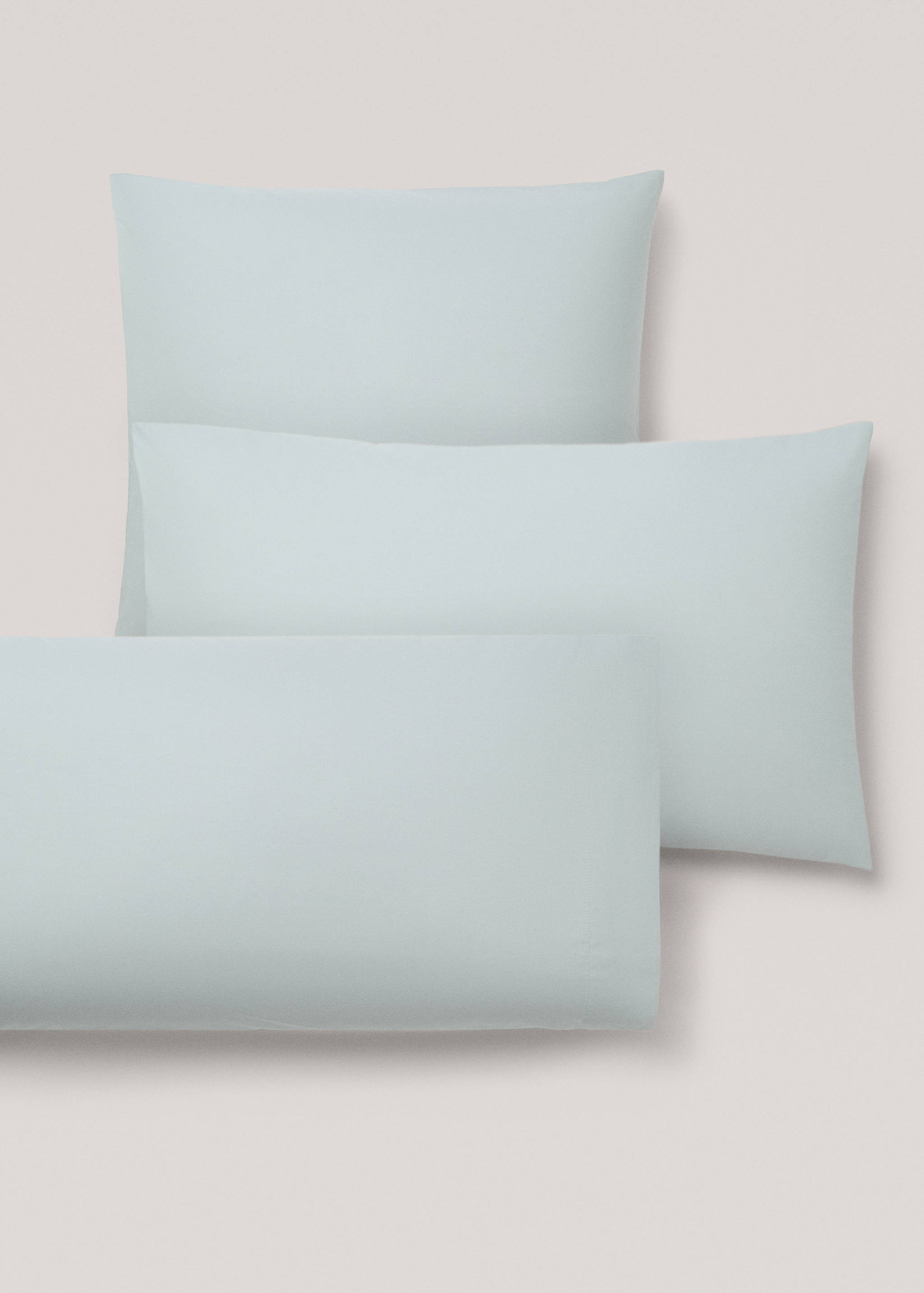 300-thread percale cotton pillowcase  60x60cm - Details of the article 4