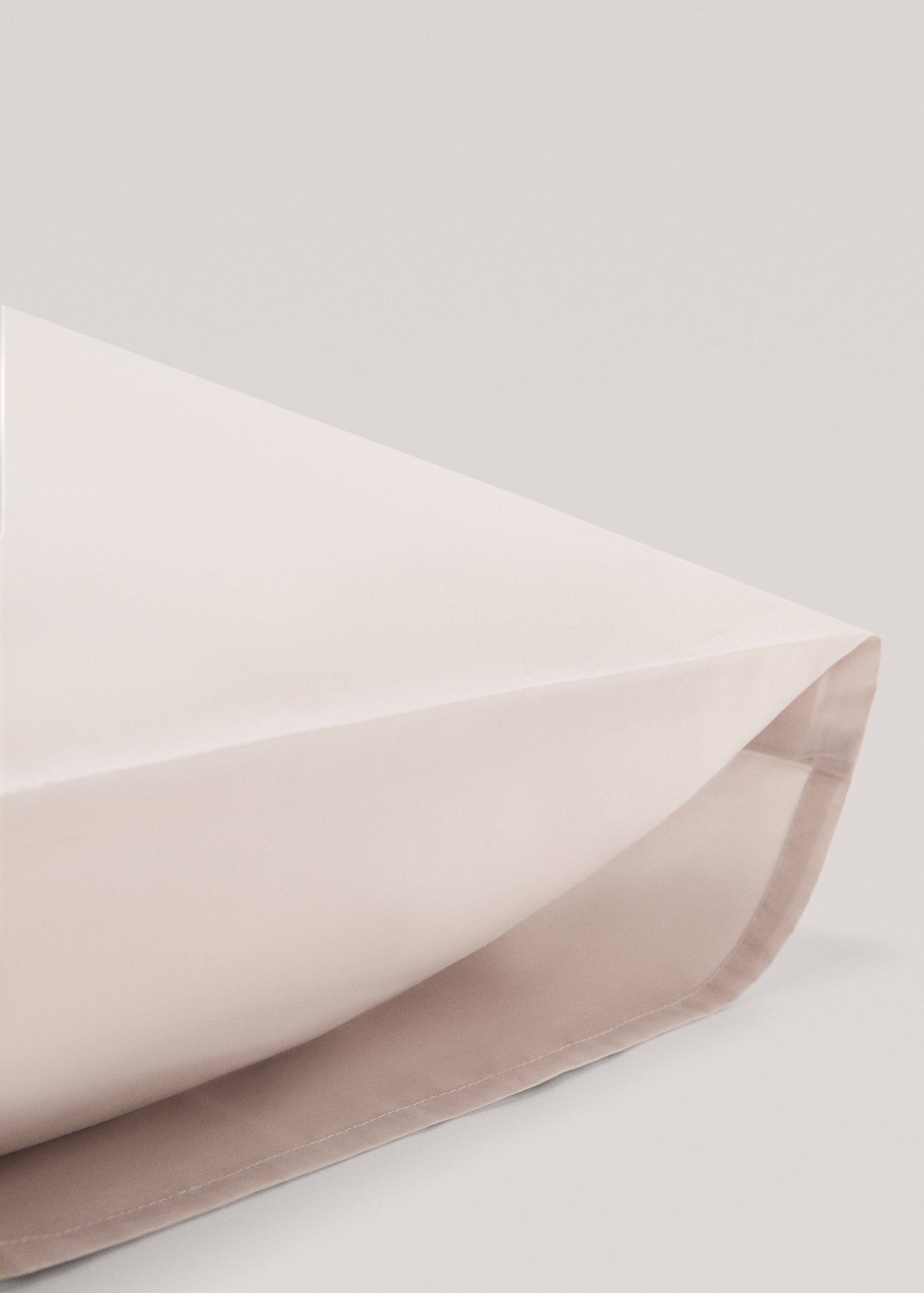 300-thread percale cotton pillowcase  60x60cm - Details of the article 2