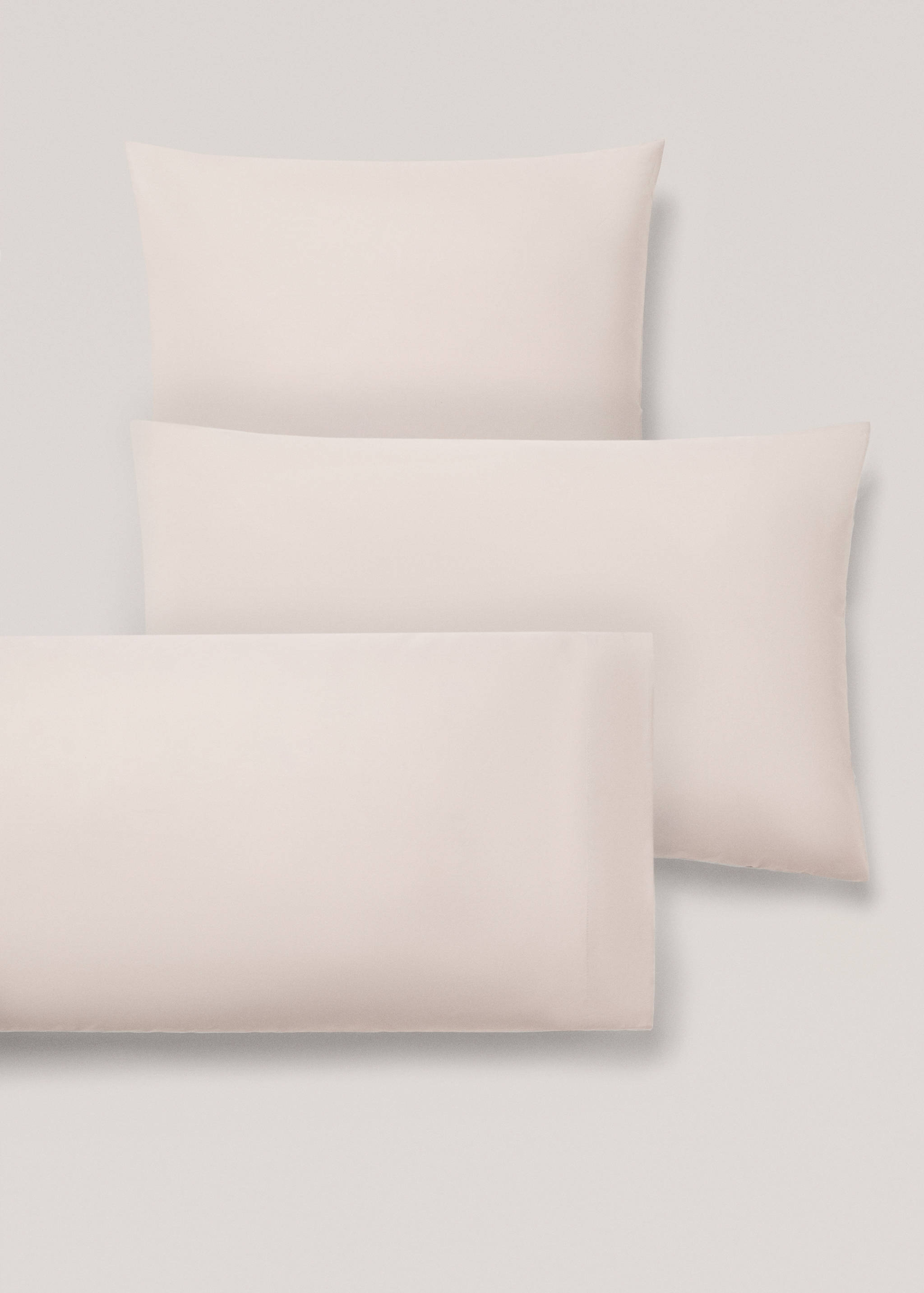 300-thread percale cotton pillowcase  60x60cm - Details of the article 4