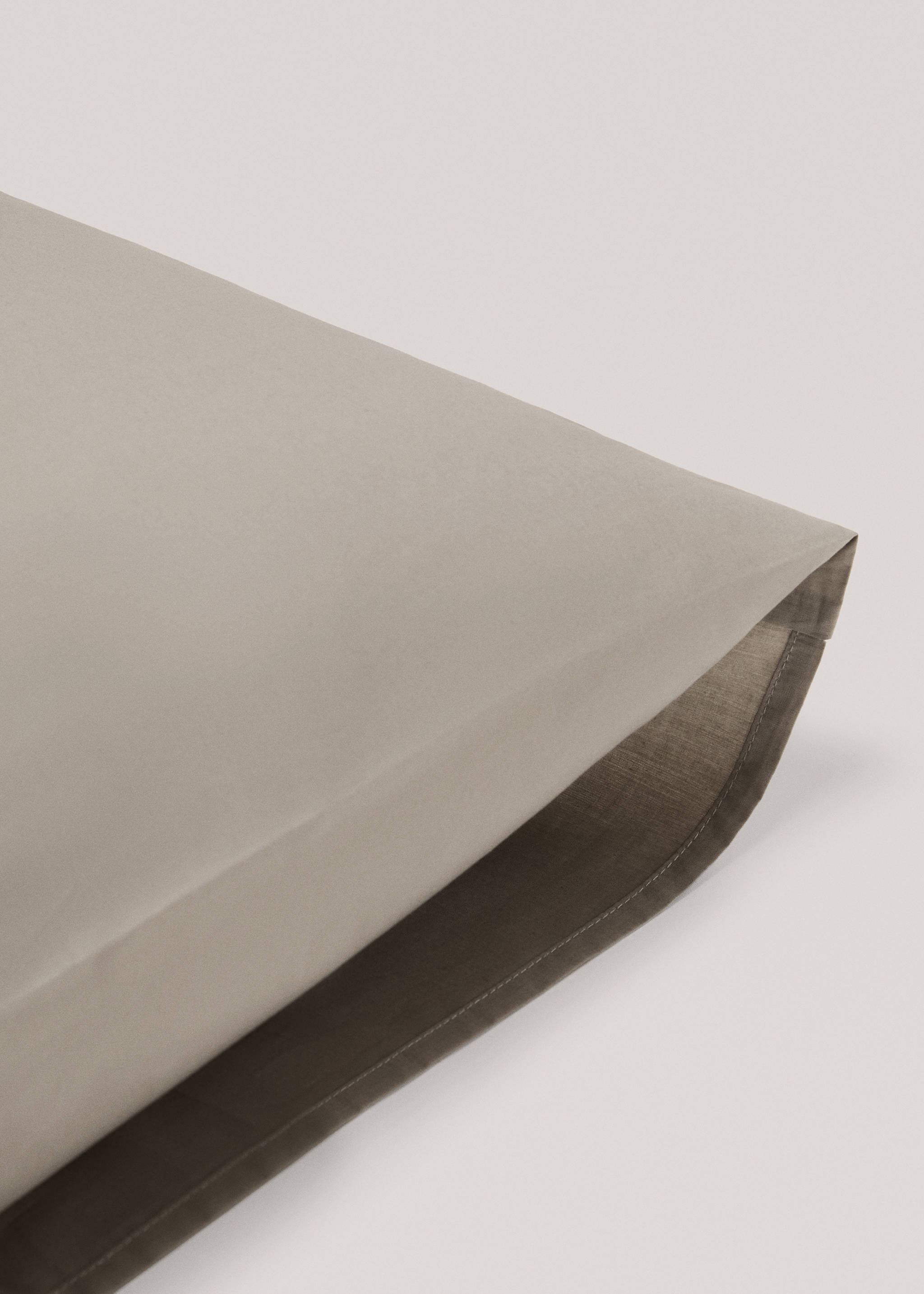 300-thread percale cotton pillowcase  60x60cm - Details of the article 2