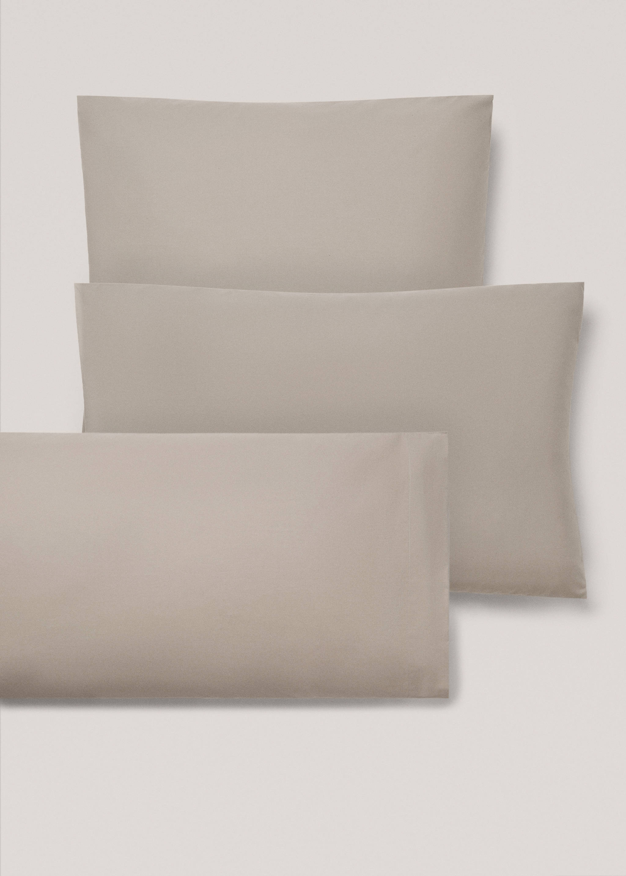 300-thread percale cotton pillowcase  60x60cm - Details of the article 4