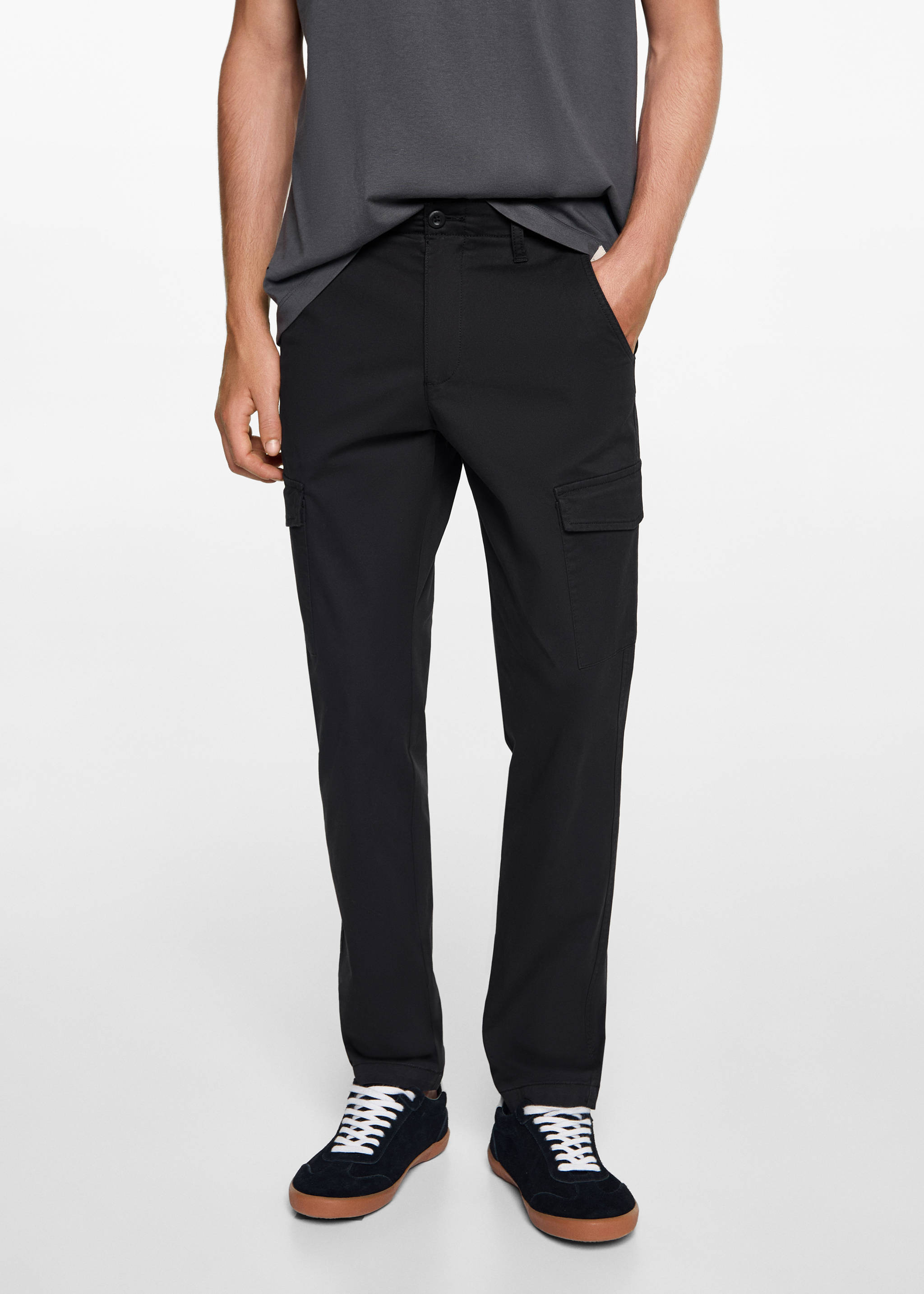 Cotton cargo trousers - Details of the article 6