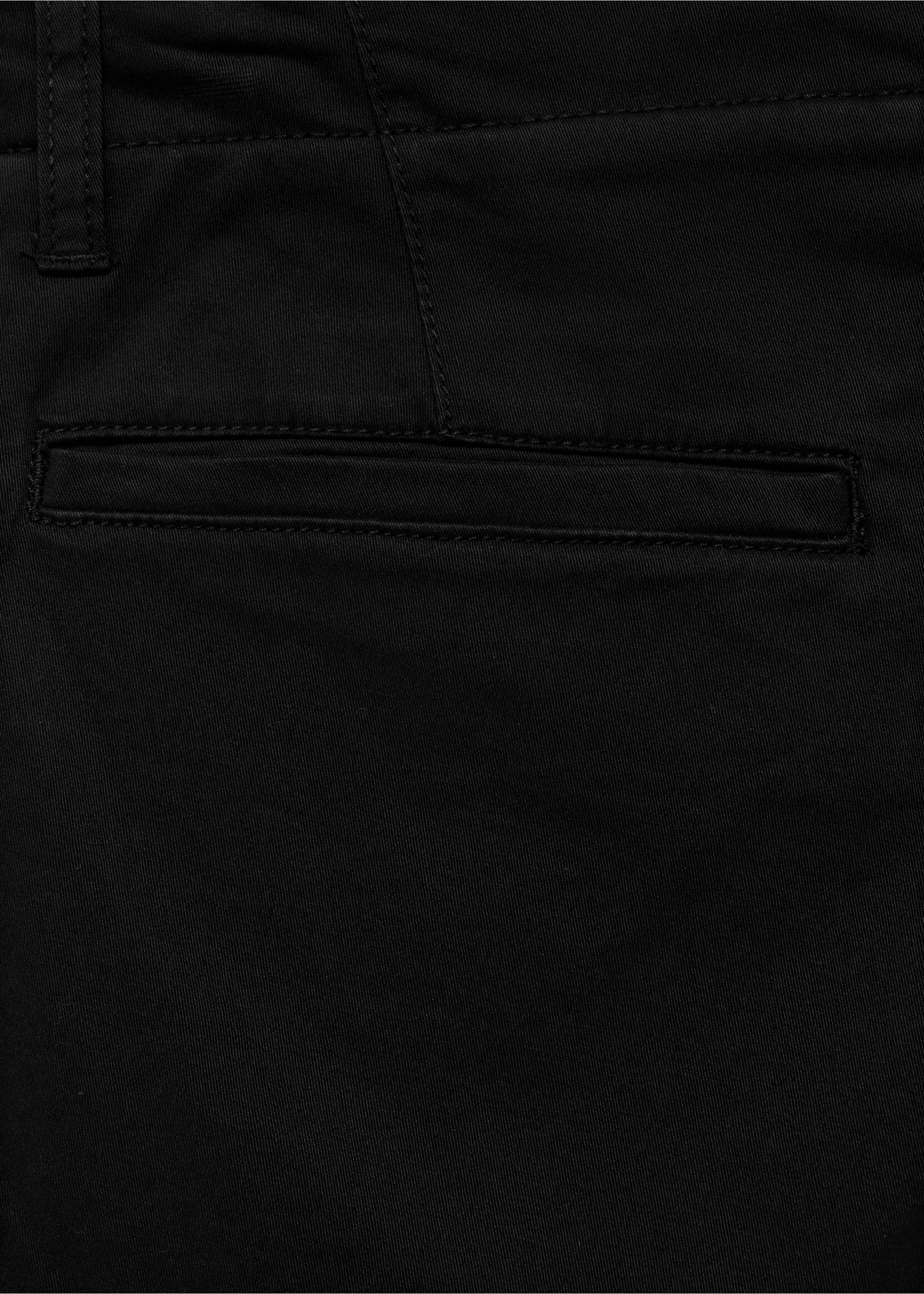 Pantalón cargo algodón - Detalle del artículo 0, Negro. Ref: 77031509-00.